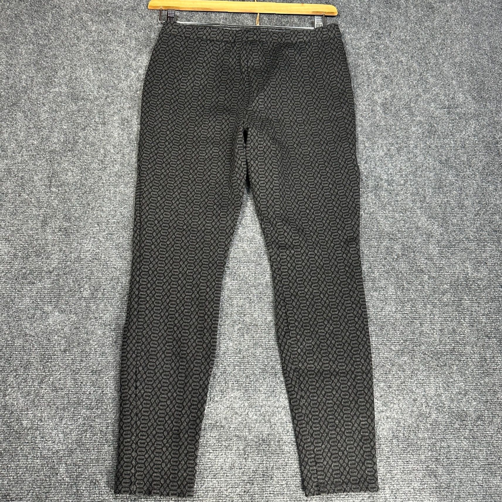 Joie Joie Pants Womens Medium Gray Print Pull On Stretch Ankle Tapered Leg Size 32" / US 10 / IT 46 - 6 Thumbnail
