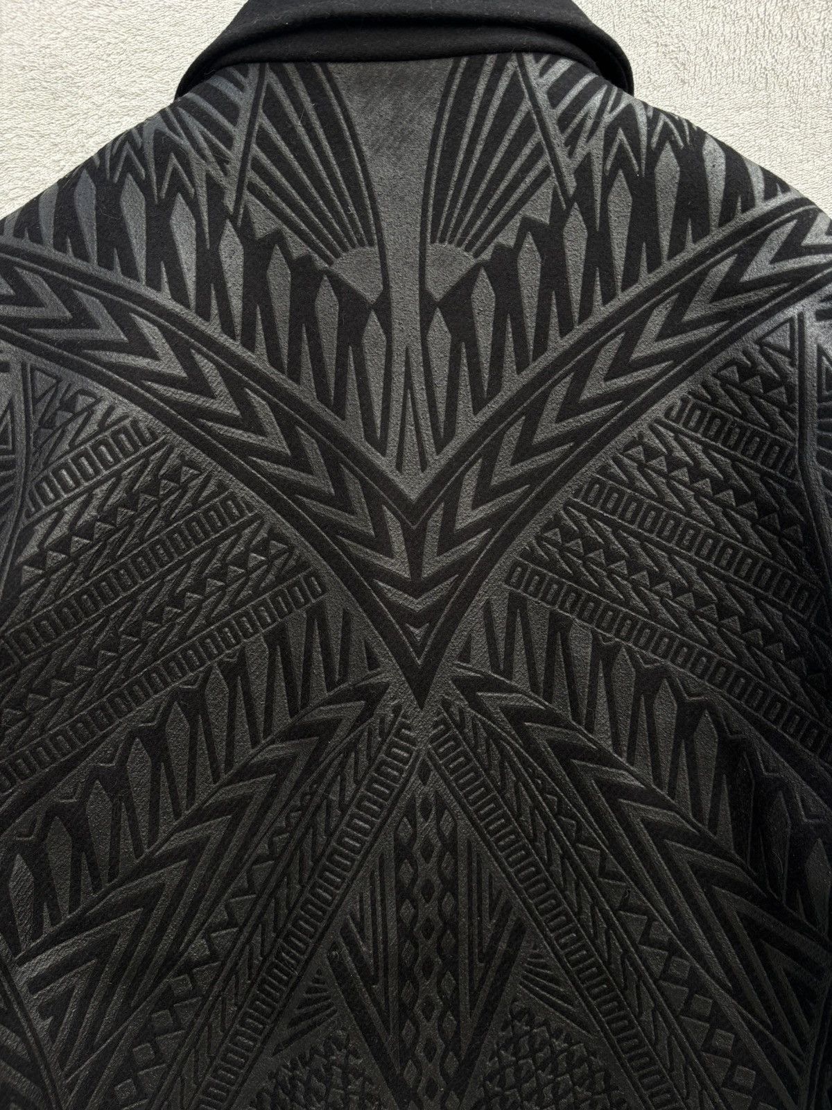 Just Cavalli AW 2014 Just Cavalli Geometric Tribal Embossed Bomber Jacket Size US M / EU 48-50 / 2 - 8 Thumbnail