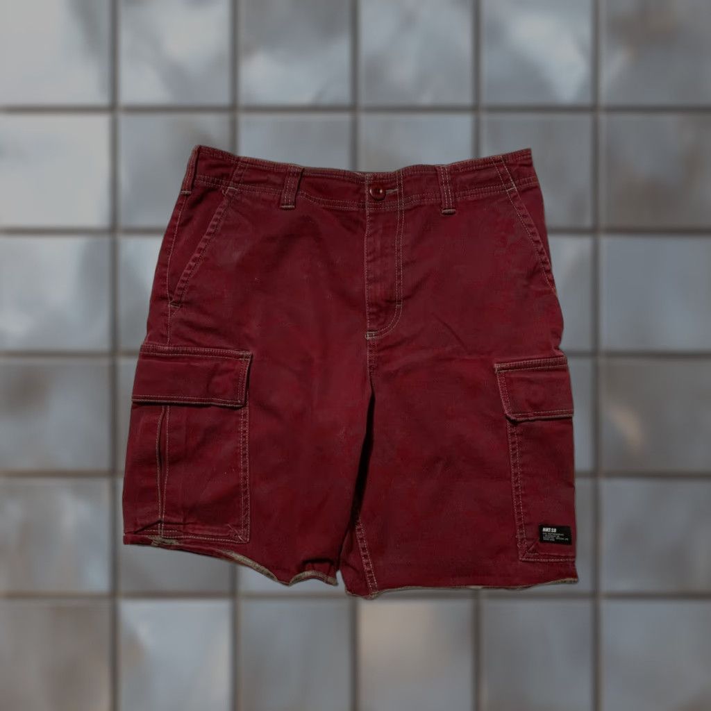 Nike VINTAGE Nike SB Hawthorne Red Camouflage Ripstop Cargo Shorts Sz. 30 Size US 30 / EU 46 - 1 Thumbnail