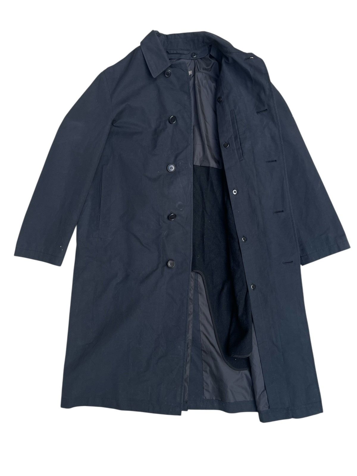 Calvin Klein Vintage Calvin Klein Dark Grey Long Coat Size US M / EU 48-50 / 2 - 4 Thumbnail