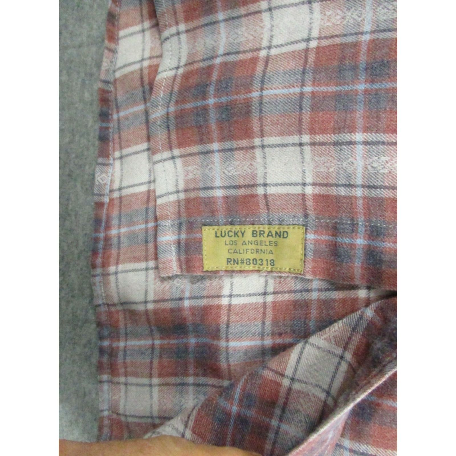 Lucky Brand Lucky Brand Shirt Medium Men Flannel Plaid Button Front Southwestern Pattern Size US M / EU 48-50 / 2 - 2 Thumbnail