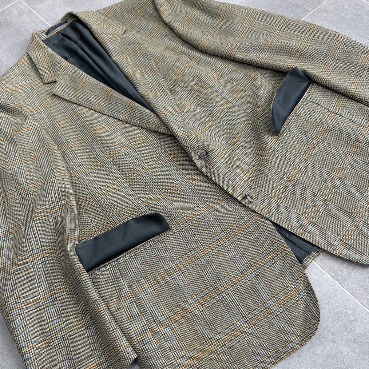 Burberry Burberry London Wool Blazer Men Size 54 Size 54R - 10 Thumbnail