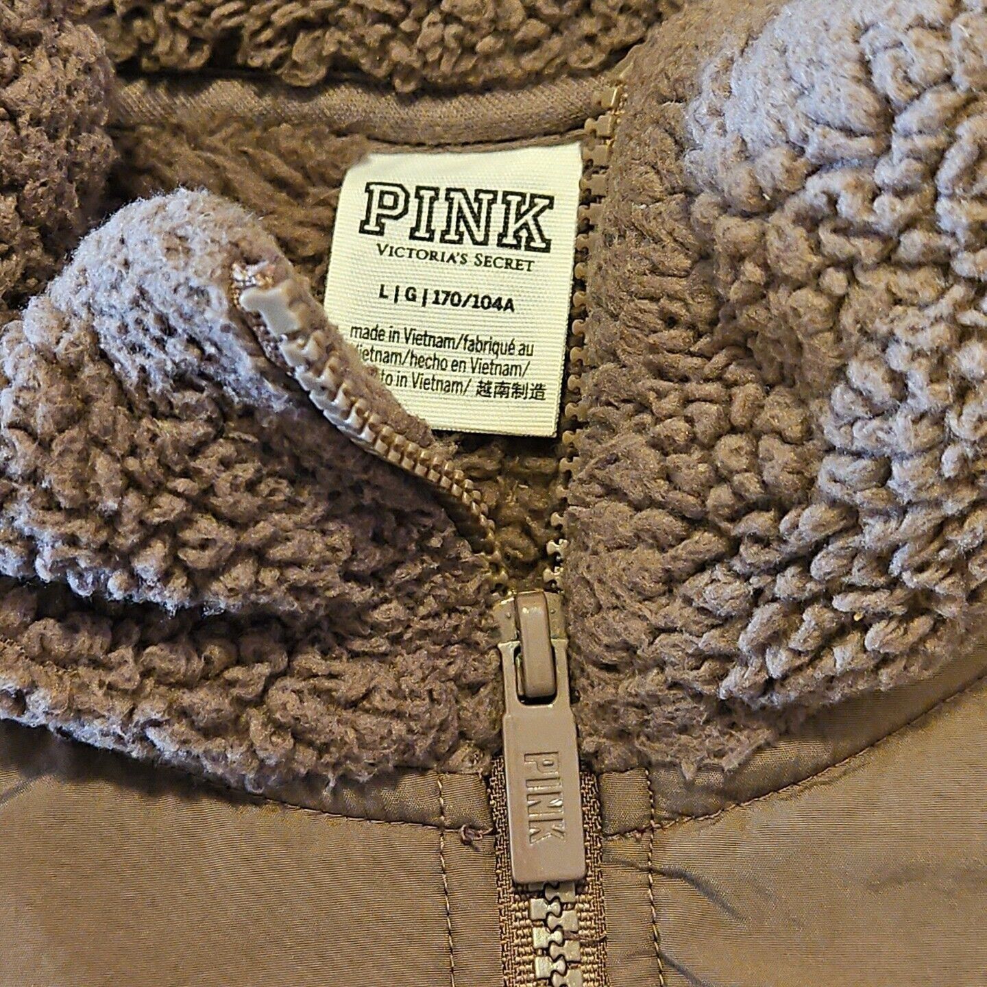 Victoria's Secret Victorias Secret Sherpa Pullover Sweater Womens L Brown Tedd Size L / US 10 / IT 46 - 6 Thumbnail