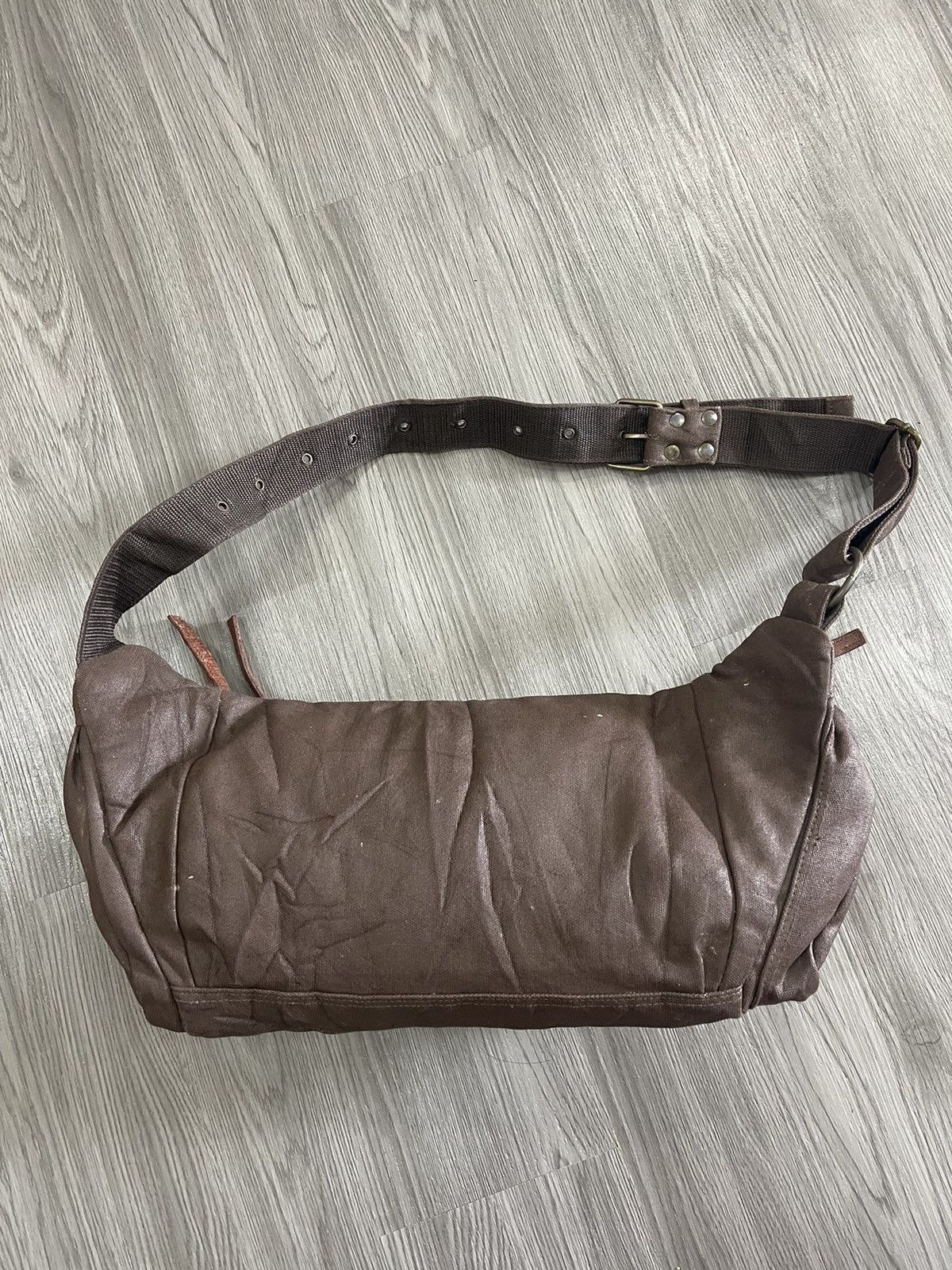 Japanese Brand × RAGEBLUE Rageblue multi compartment waxed crossbody bag Size ONE SIZE - 3 Thumbnail