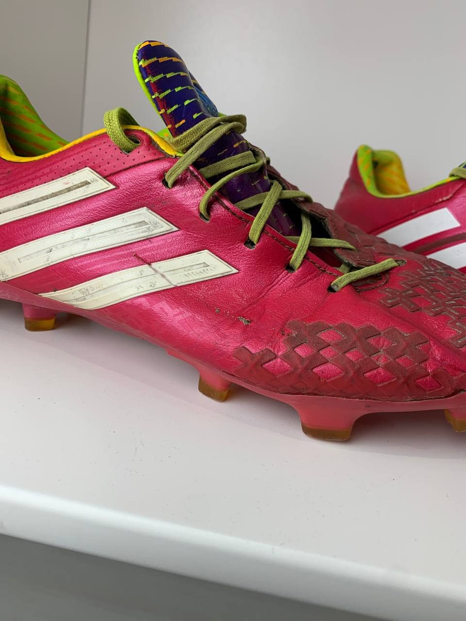 Adidas Adidas Predator LZ TRX FG Football Boots Cleats Soccer Pink Size US 10 / EU 43 - 7 Thumbnail