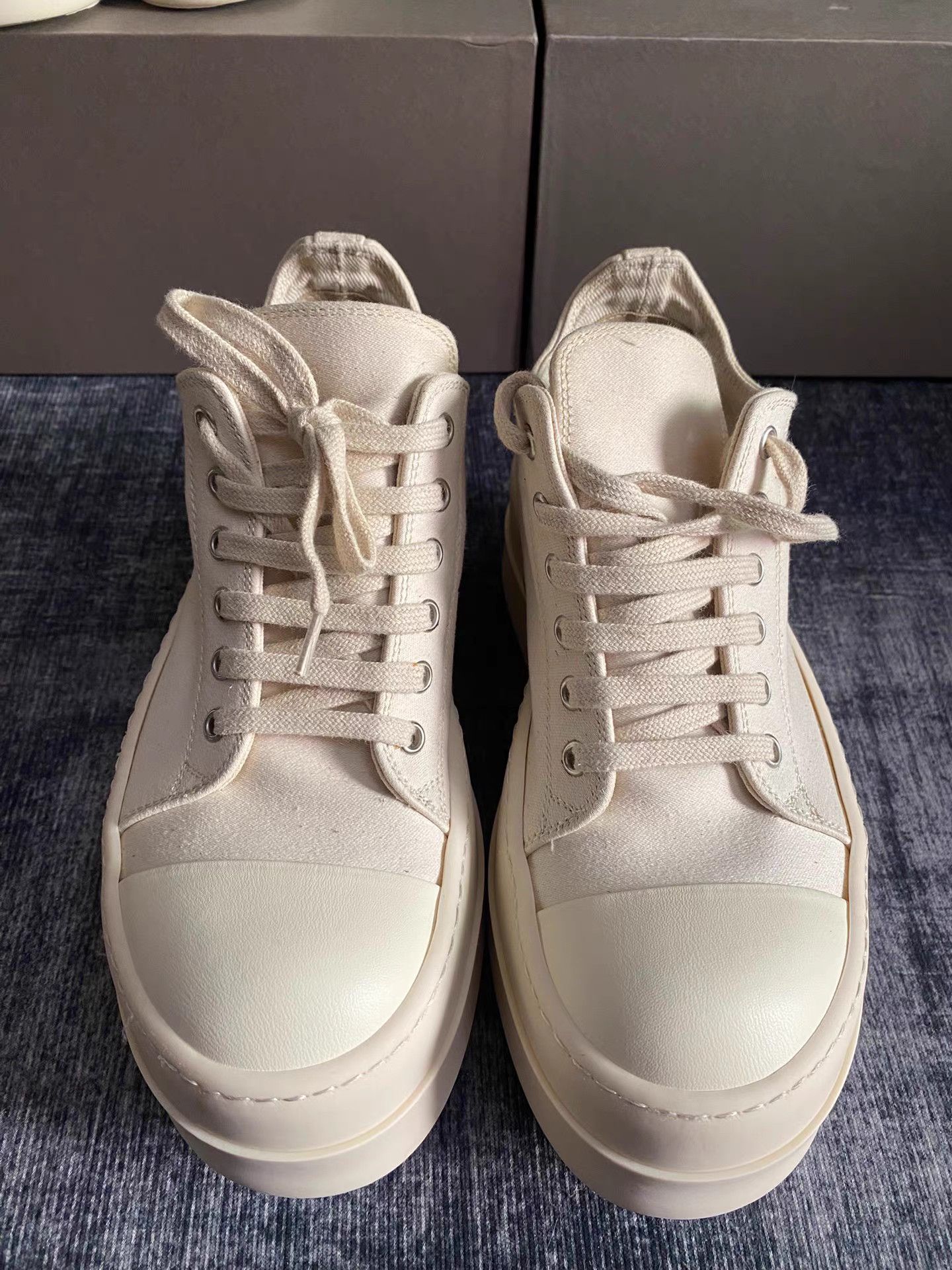 Rick Owens Rick Owens DRKSHDW Low Top Platform Turbo Cyclops Size US 8 / IT 38 - 1 Thumbnail