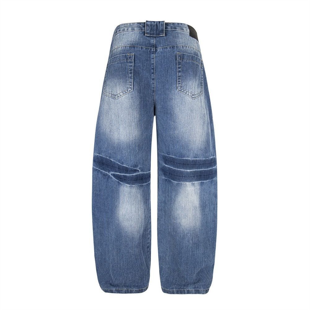 Japanese Brand × Jean Men's casual washed white denim trousers Size US 32 / EU 48 - 2 Thumbnail