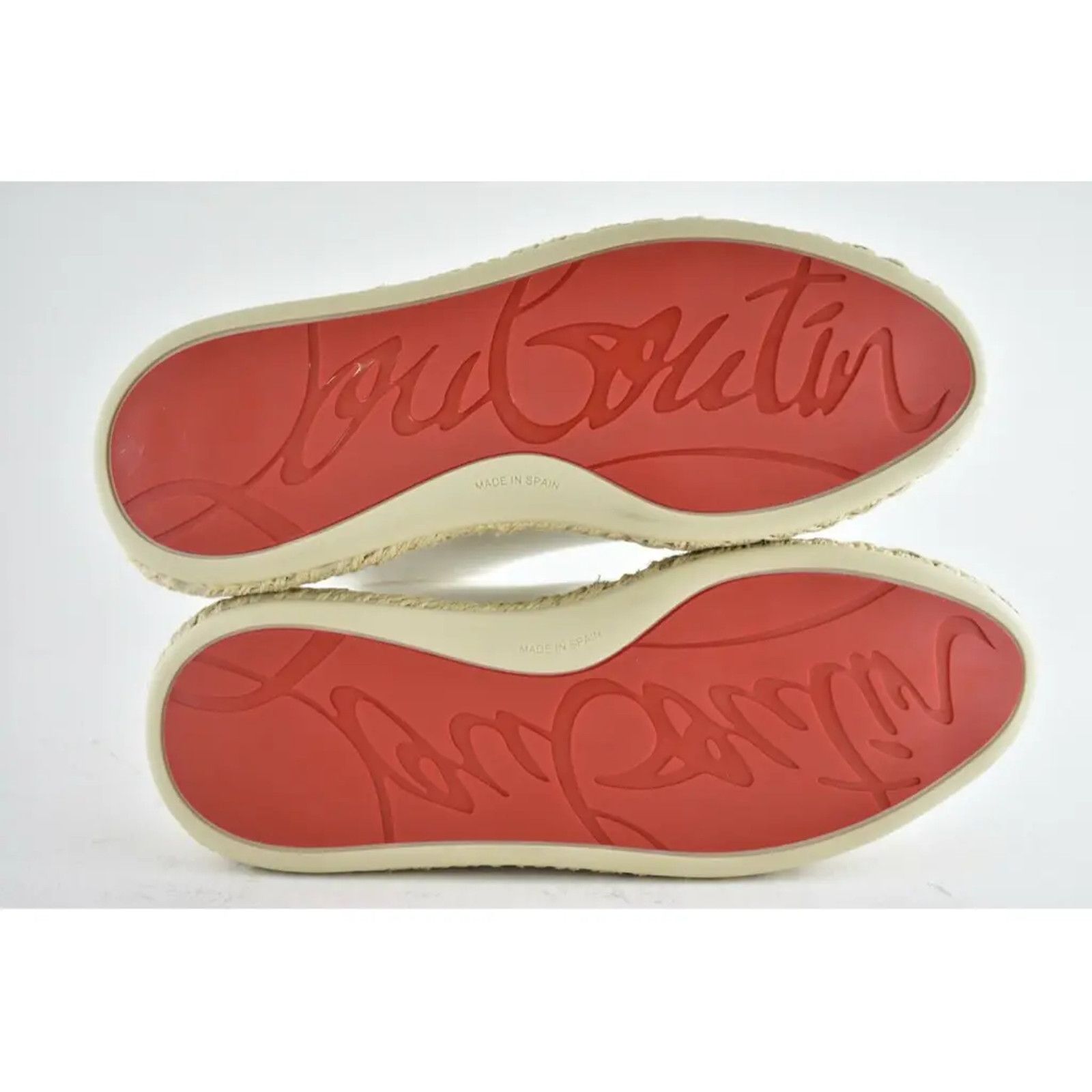 Christian Louboutin Christian Louboutin Flat White Bianco Platform Sneaker 40 Size US 10 / IT 40 - 11 Thumbnail