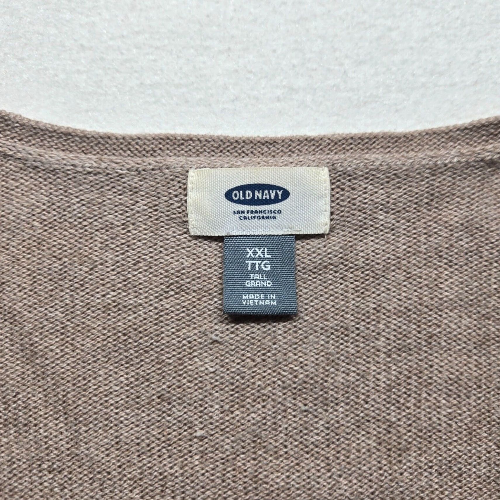 Old Navy Old Navy Women's Sweater Knit Pullover Lightweight Long Sleeve 2XL Beige Womens Size XXL / US 16-18 / IT 52-54 - 2 Thumbnail