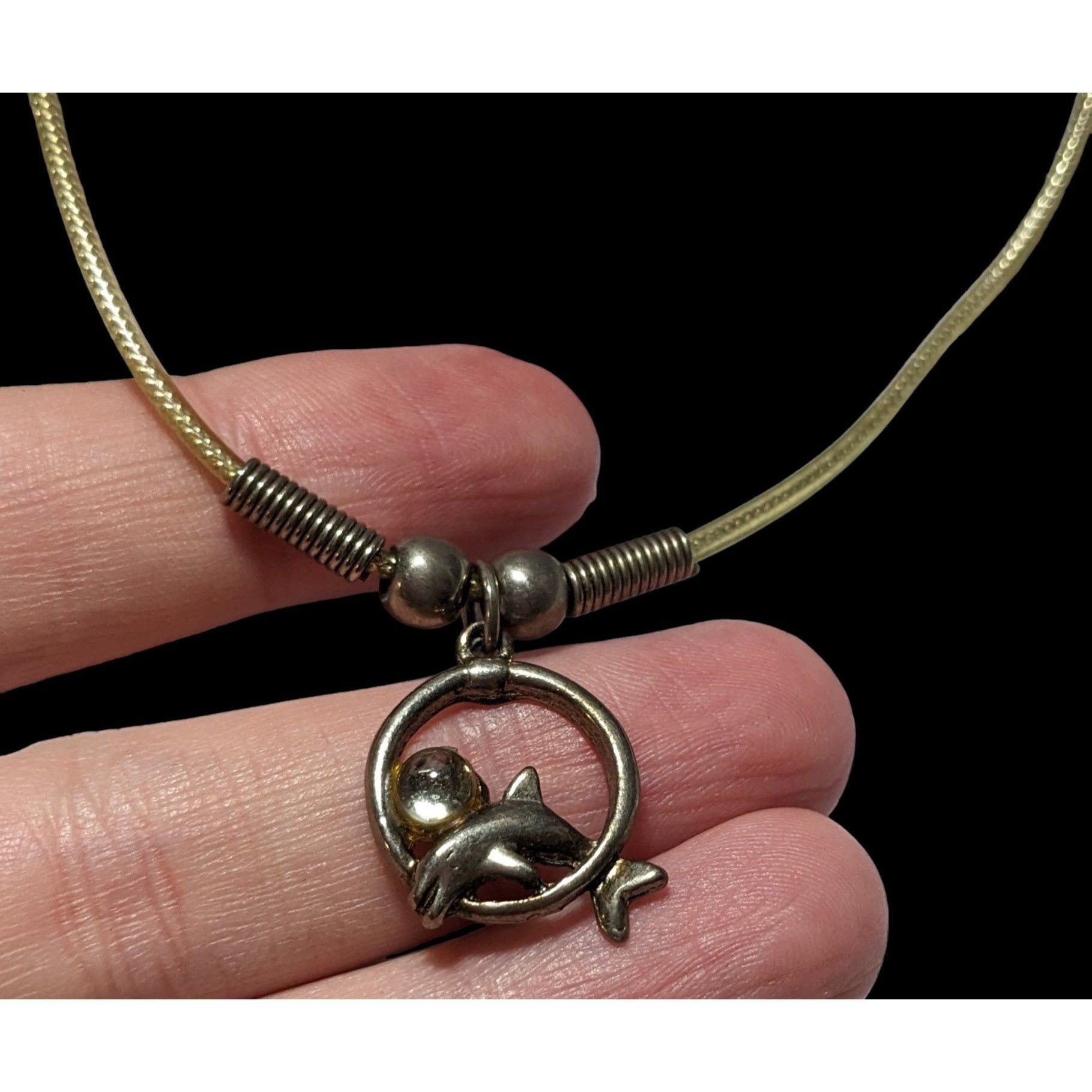 Other Vintage 90s Dolphin Necklace Size ONE SIZE - 4 Thumbnail