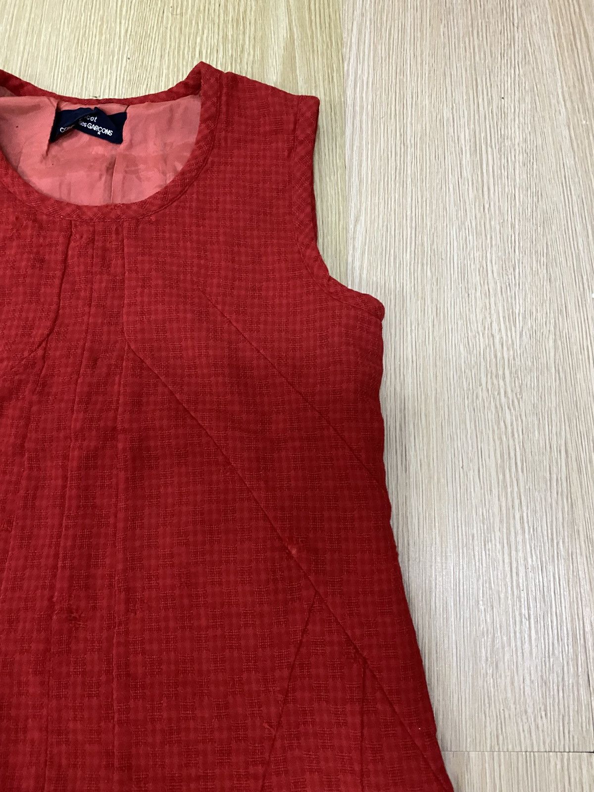 Comme des Garcons Tricot Comme des Garcons red dress Size S / US 4 / IT 40 - 3 Thumbnail