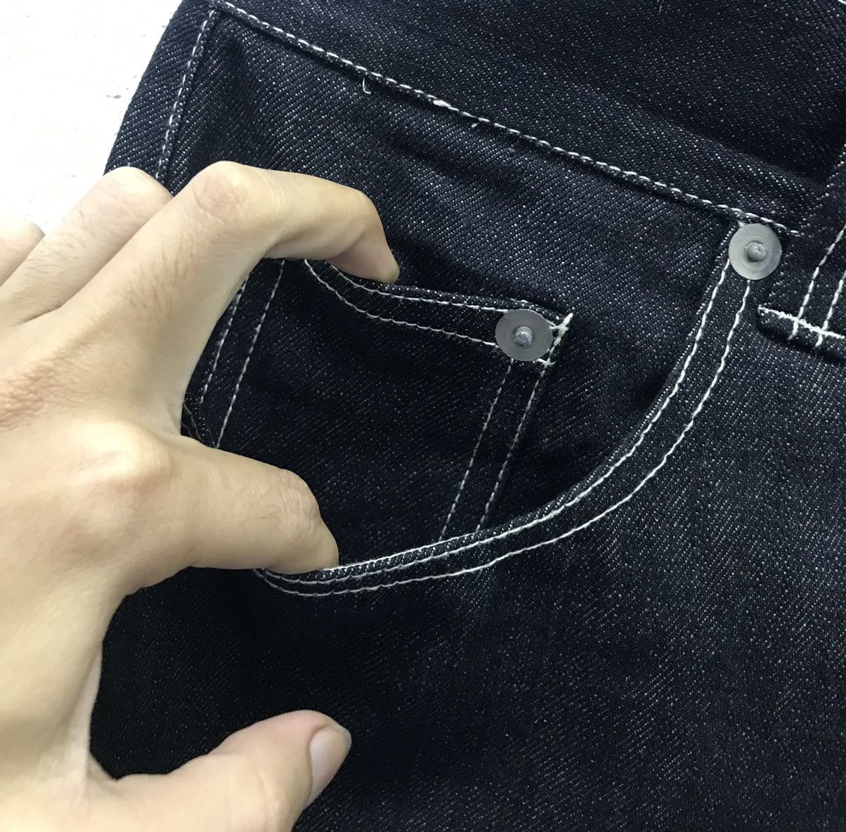 Octopus × Vintage Vintage Octopus Army Denim Pants Size US 34 / EU 50 - 6 Thumbnail