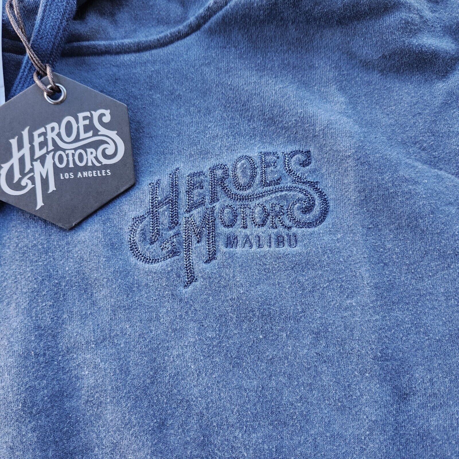 The Unbranded Brand Heroes Motors Men's Cotton Terry Kangaroo Hoodie Size XXL Size US XXL / EU 58 / 5 - 4 Thumbnail