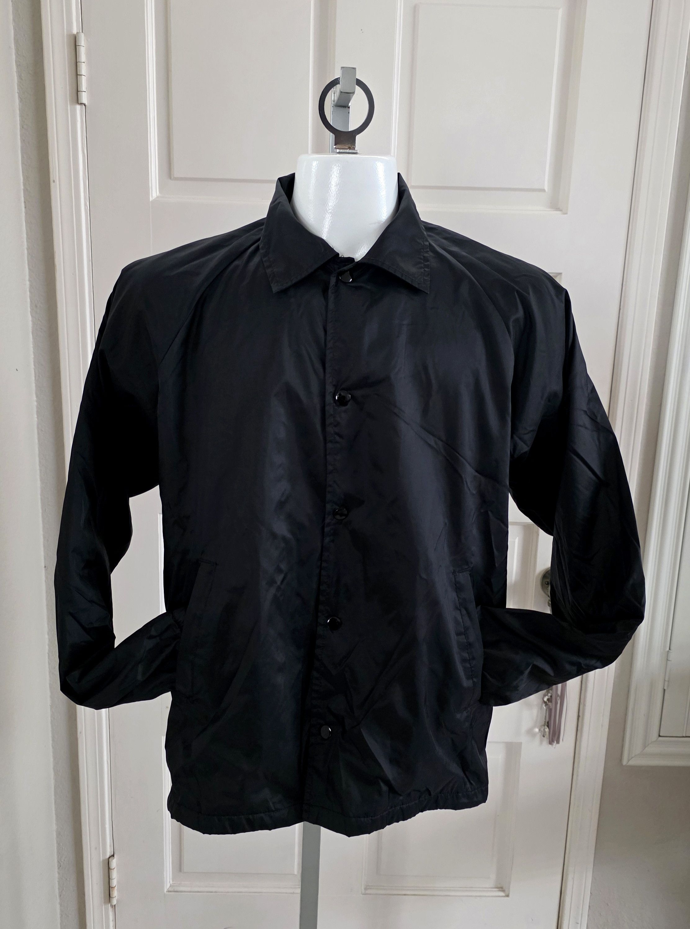 Anti Social Social Club Anti Social Social Club Coaches Jacket Big Logo USA Bluack Size US M / EU 48-50 / 2 - 2 Thumbnail