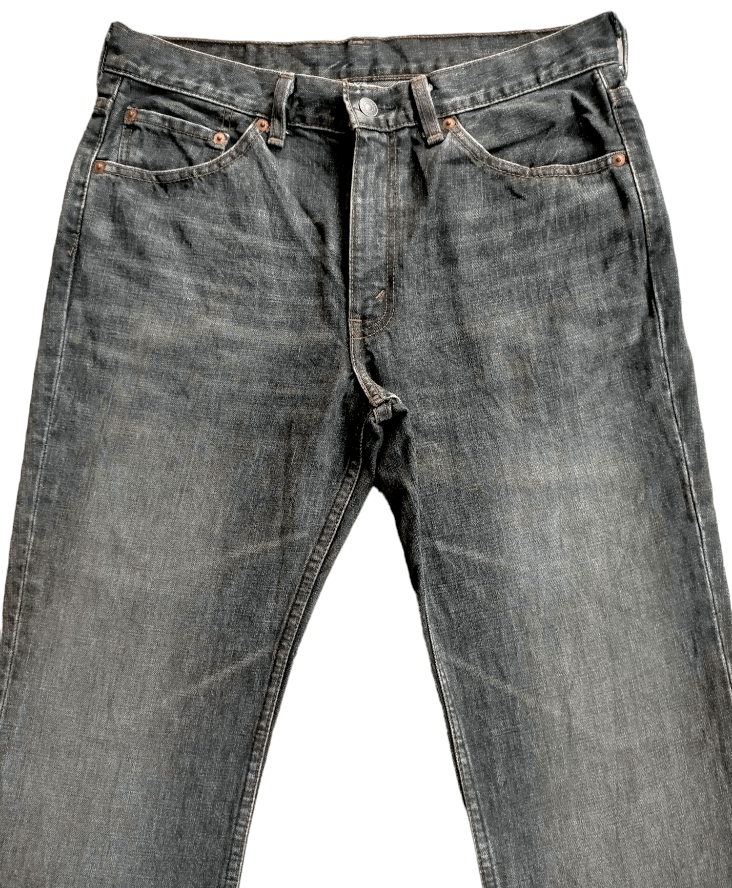 Japanese Brand Flare Jeans Levis 517 Boot cut Black Denim Size US 32 / EU 48 - 4 Thumbnail