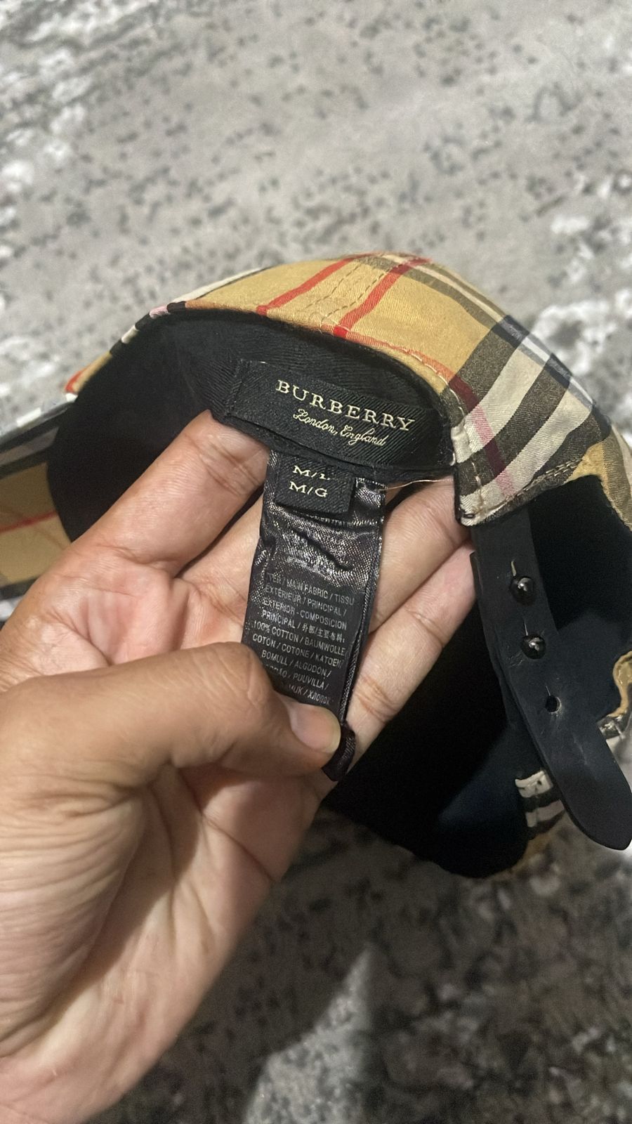 Burberry Burberry Novacheck Rainbow Pride-Edition Check Baseball Cap Size ONE SIZE - 3 Thumbnail