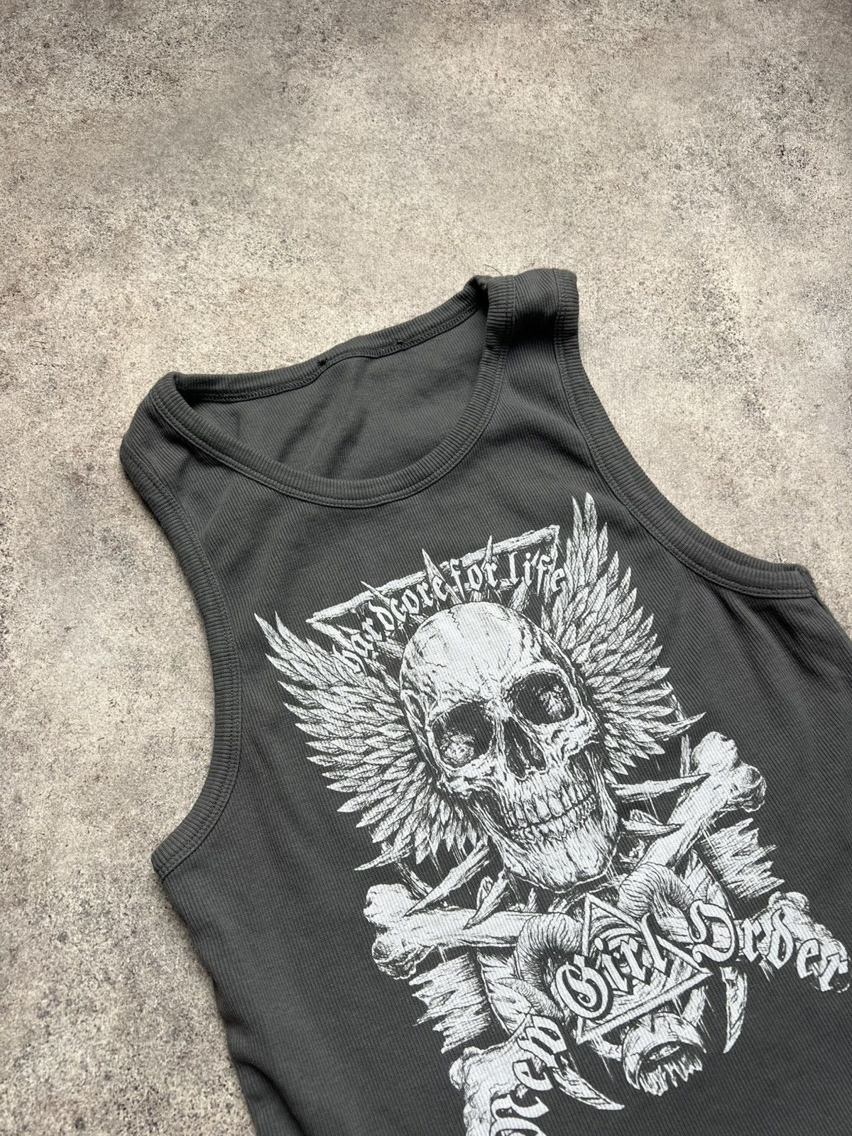 Japanese Brand New girl order skull punk tank top Size S / US 4 / IT 40 - 4 Thumbnail