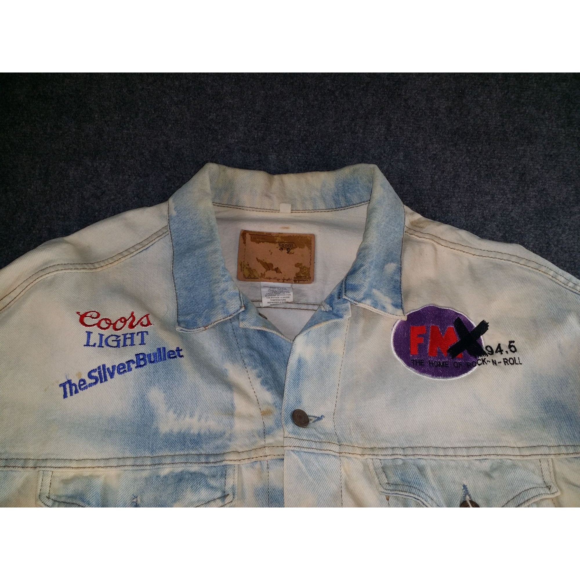 Vintage FM X 94.5 The Craven Moorehead Band Denim Jacket Men Sz XXL Size US XXL / EU 58 / 5 - 2 Thumbnail
