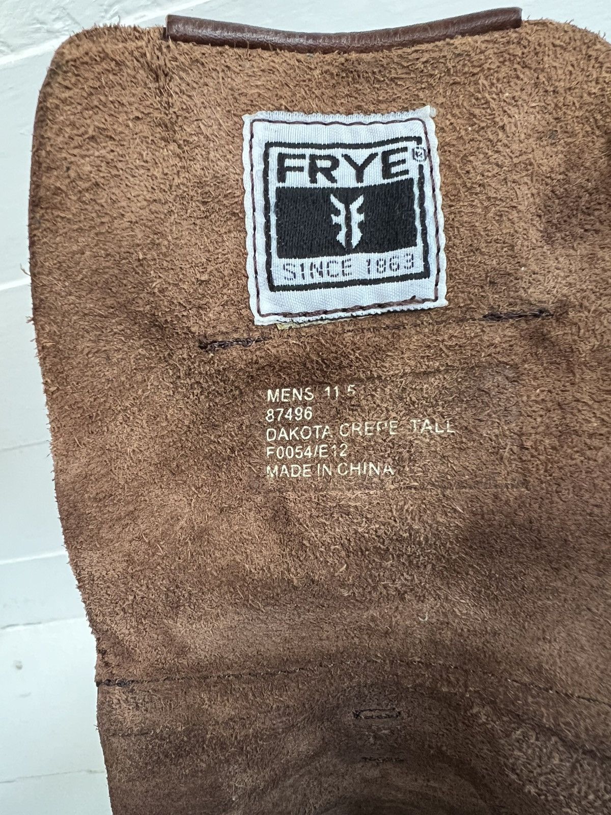 Frye FRYE Men's Dakota Crepe Tall Boot Size US 11.5 / EU 44-45 - 11 Thumbnail