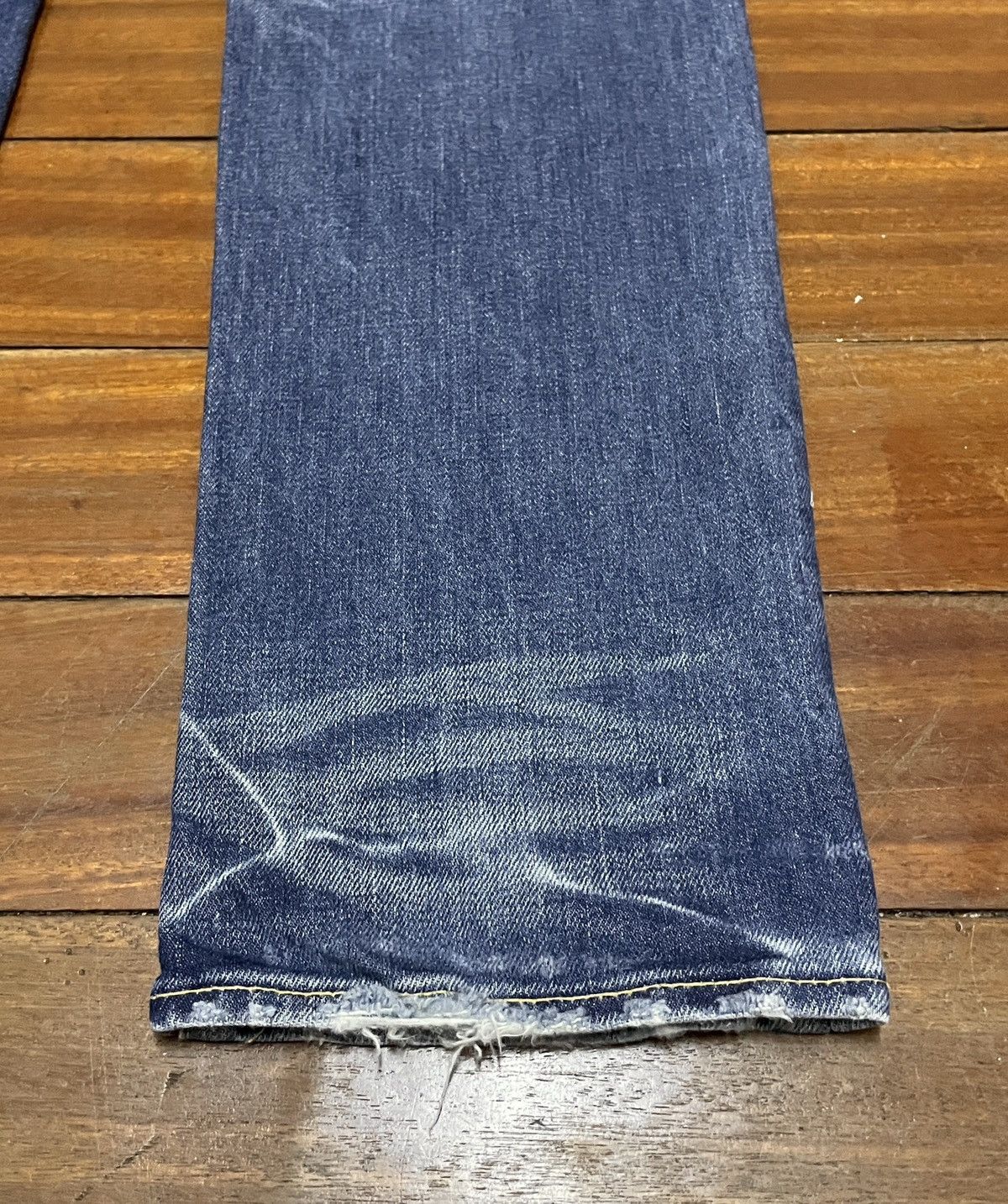 14th Addiction Very Rare Vintage Miharayasuhiro Distressed Jeans 2000s Size US 29 - 7 Thumbnail