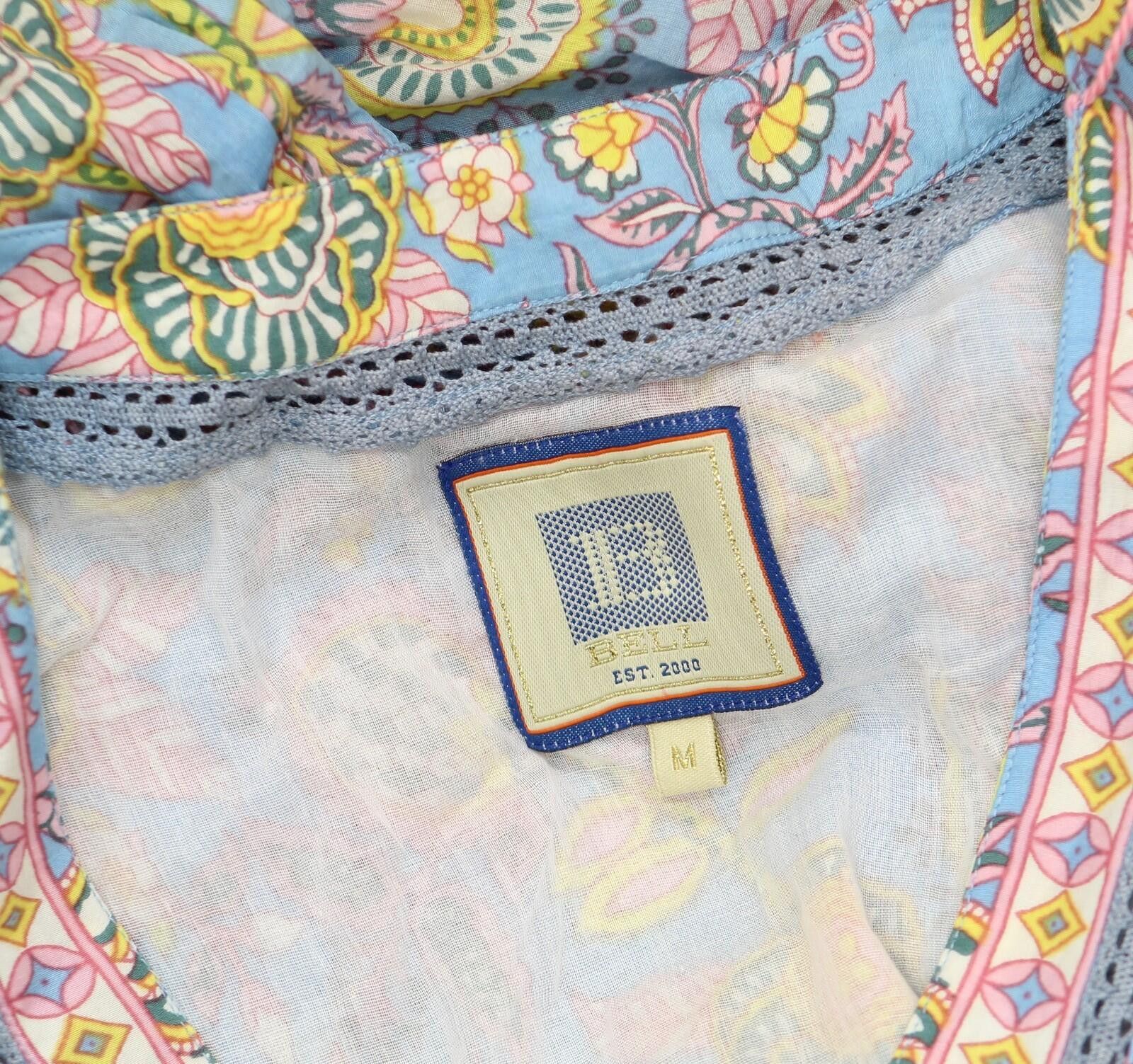 Billionaire Boys Club Bell Annabelle Maxi Dress Bellsp25-1 Blue / Yellow Print M Size M / US 6-8 / IT 42-44 - 3 Thumbnail