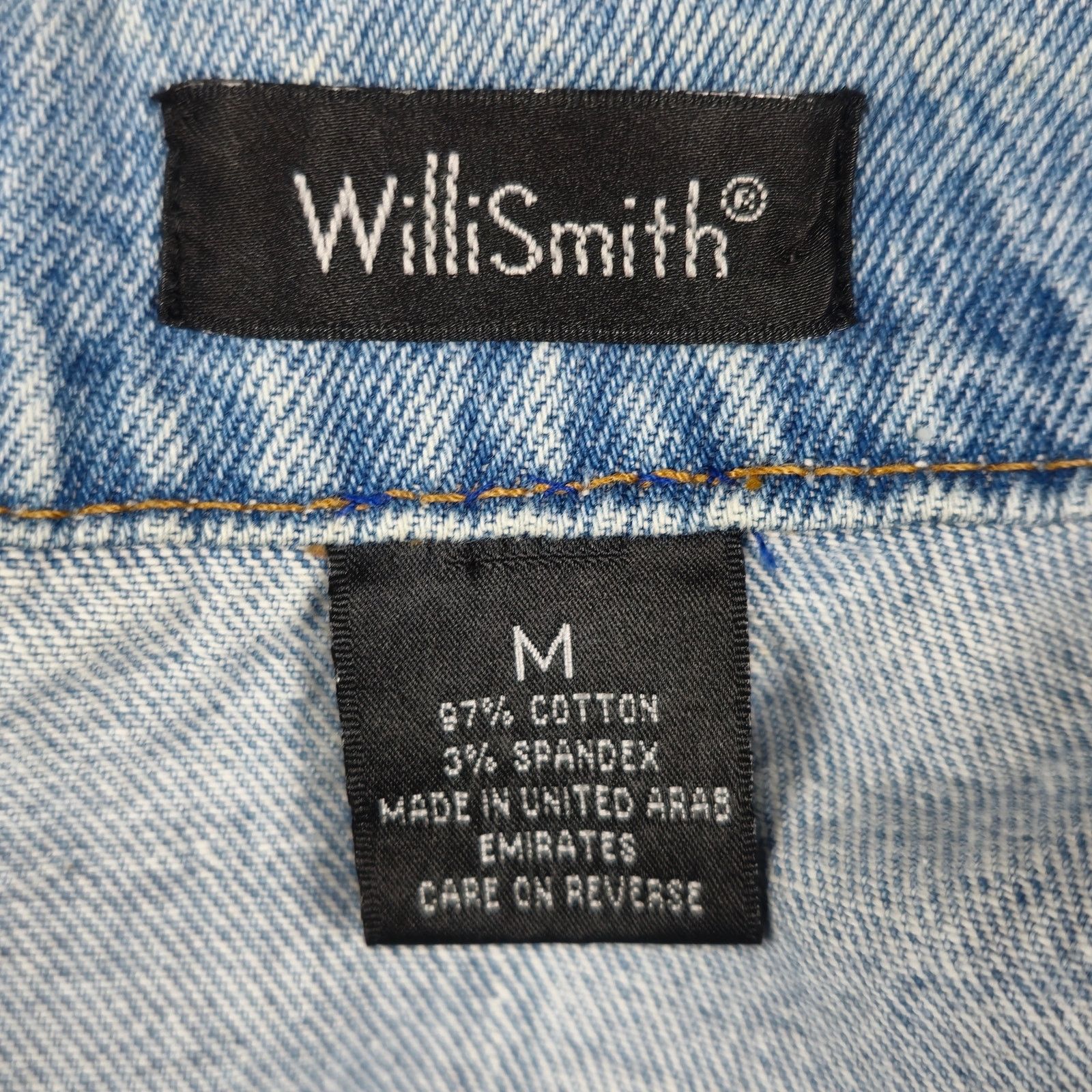 Willi Smith Willi Smith Medium Trucker Style Button Down Denim Jacket Size M / US 6-8 / IT 42-44 - 12 Thumbnail