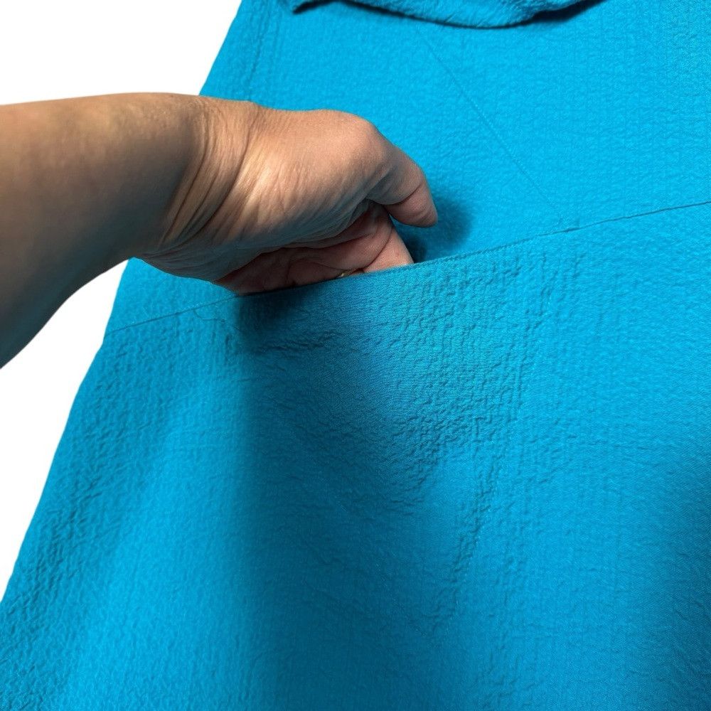 Soft Surroundings Soft Surroundings Teal Button Down Tunic Size L Size L / US 10 / IT 46 - 6 Thumbnail