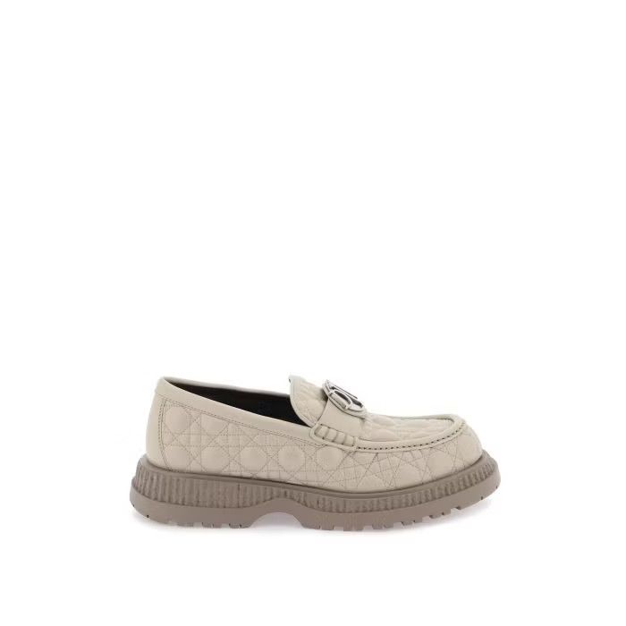 image of Dior O1S22I1N0524 Leather Buffalo Shoes In Beige, Men's (Size 12)