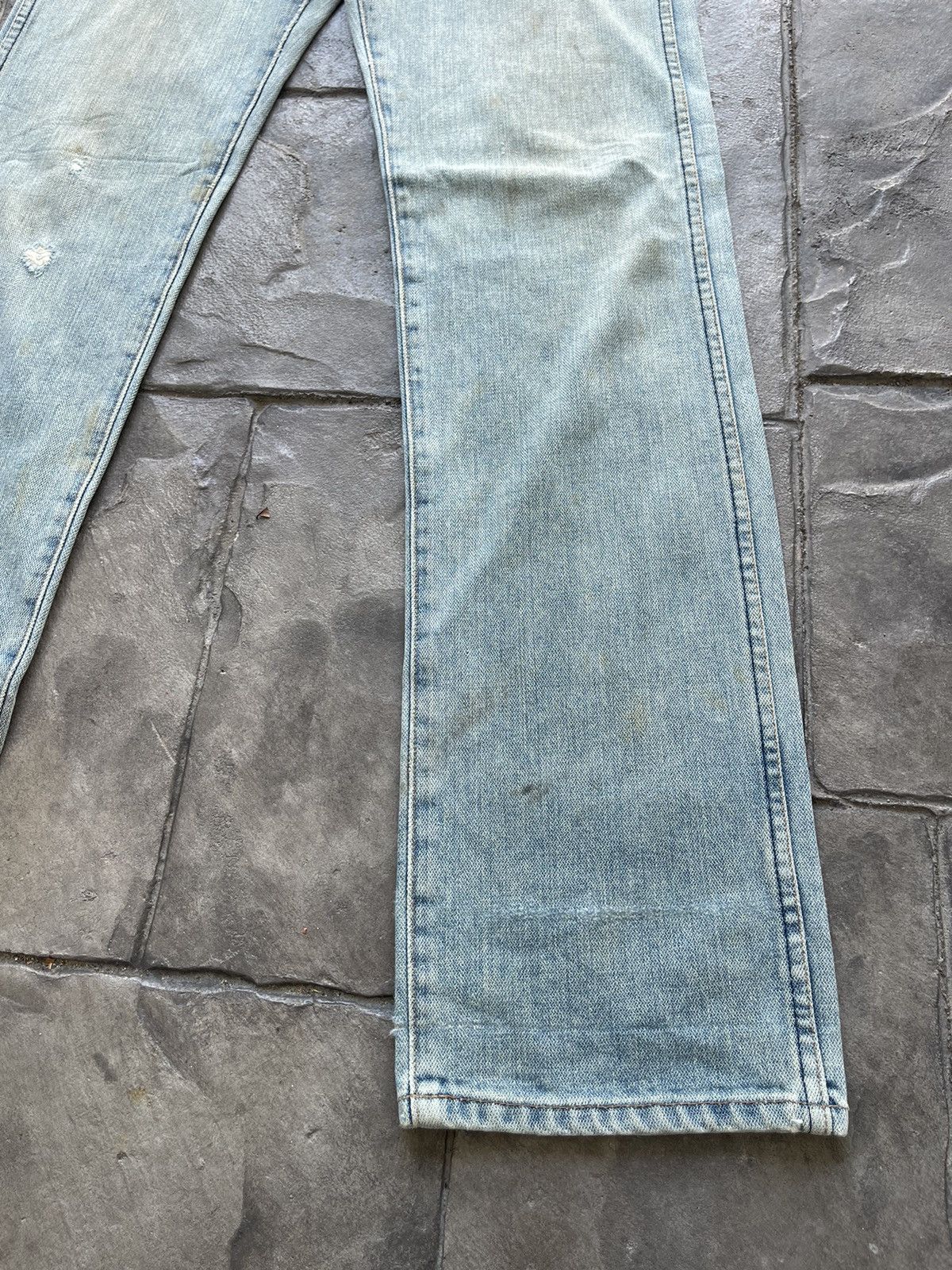 Wrangler JAPAN MADE Wrangler Cowboy Cut 14oz Broken Denim Lot 13MWZ Size US 28 / EU 44 - 8 Thumbnail