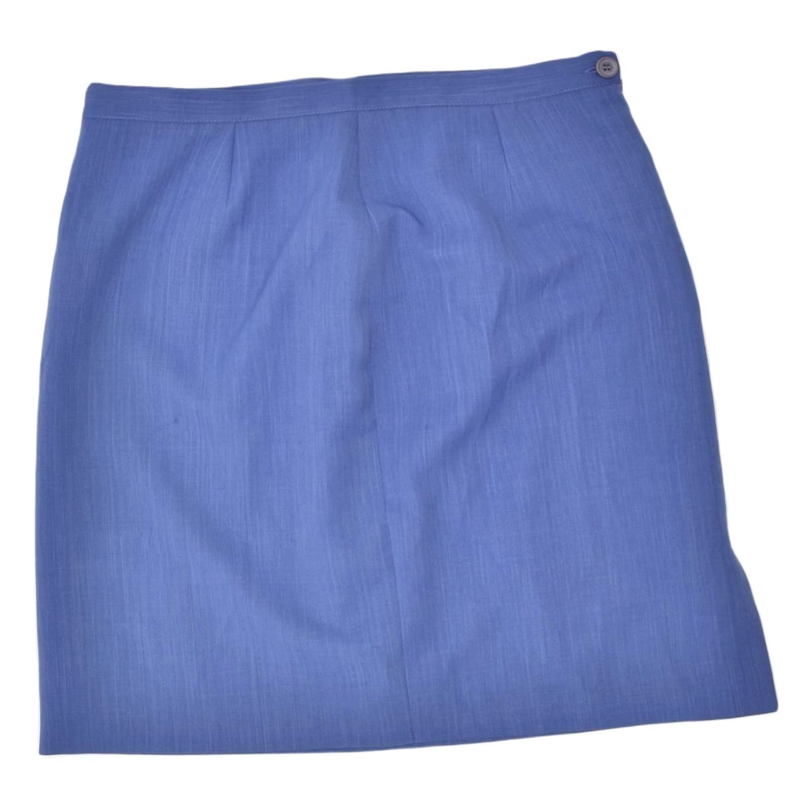 Vintage VINTAGE Womens Mini Skirt XL W32 Blue Polyester IT 48 Size 40" / US 18 - 2 Thumbnail