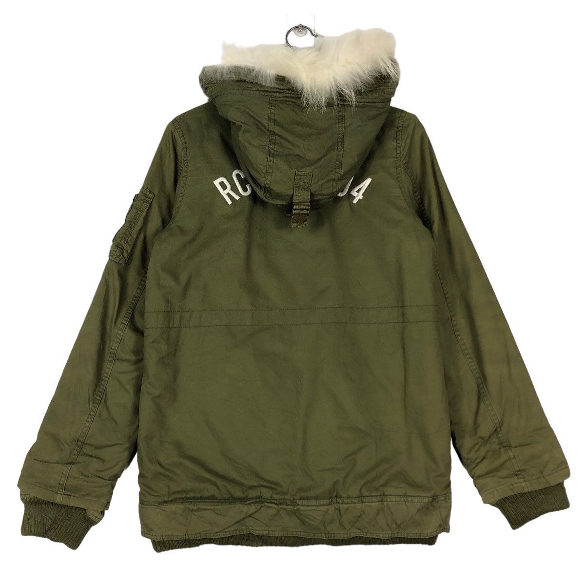 Japanese Brand 🔥Fish Tail Parka Jacket Punk Design Rodeo Crowns Mink Fur Size US M / EU 48-50 / 2 - 7 Thumbnail