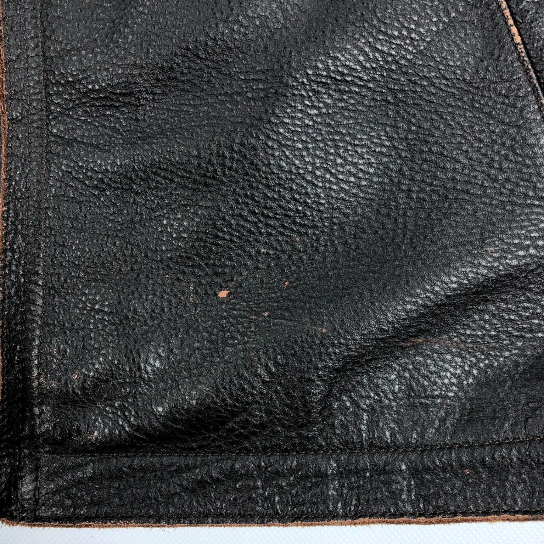 Vintage VINTAGE Sonoma Leather Jacket Mens XL Brown Distressed Bomber Jacket Winter Fall Spring Leather Zip Zipper Mens Size US XL / EU 56 / 4 - 6 Thumbnail