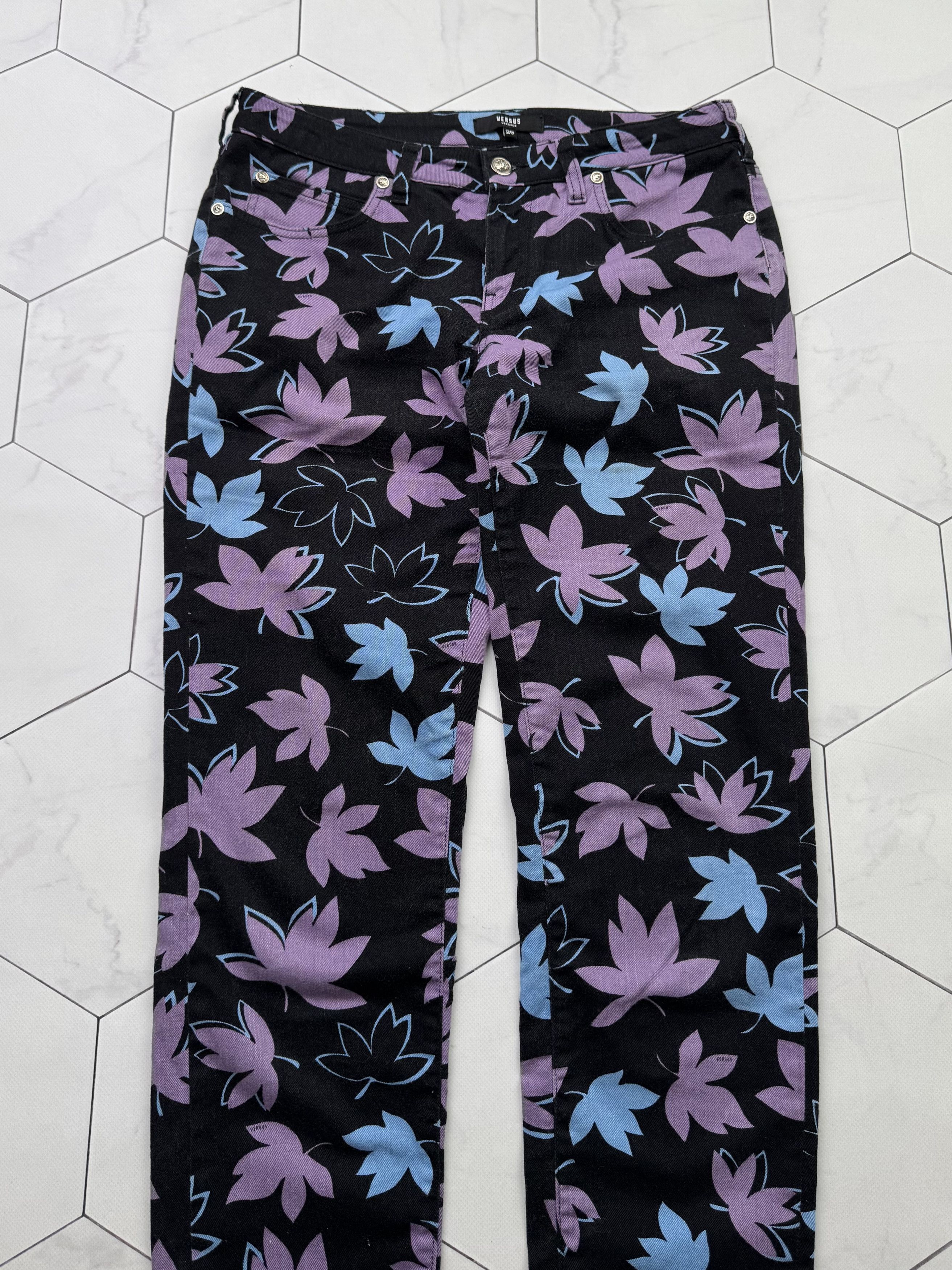 Versus Versace Versus Versace Printed Jeans (B23) Size 29" - 2 Thumbnail