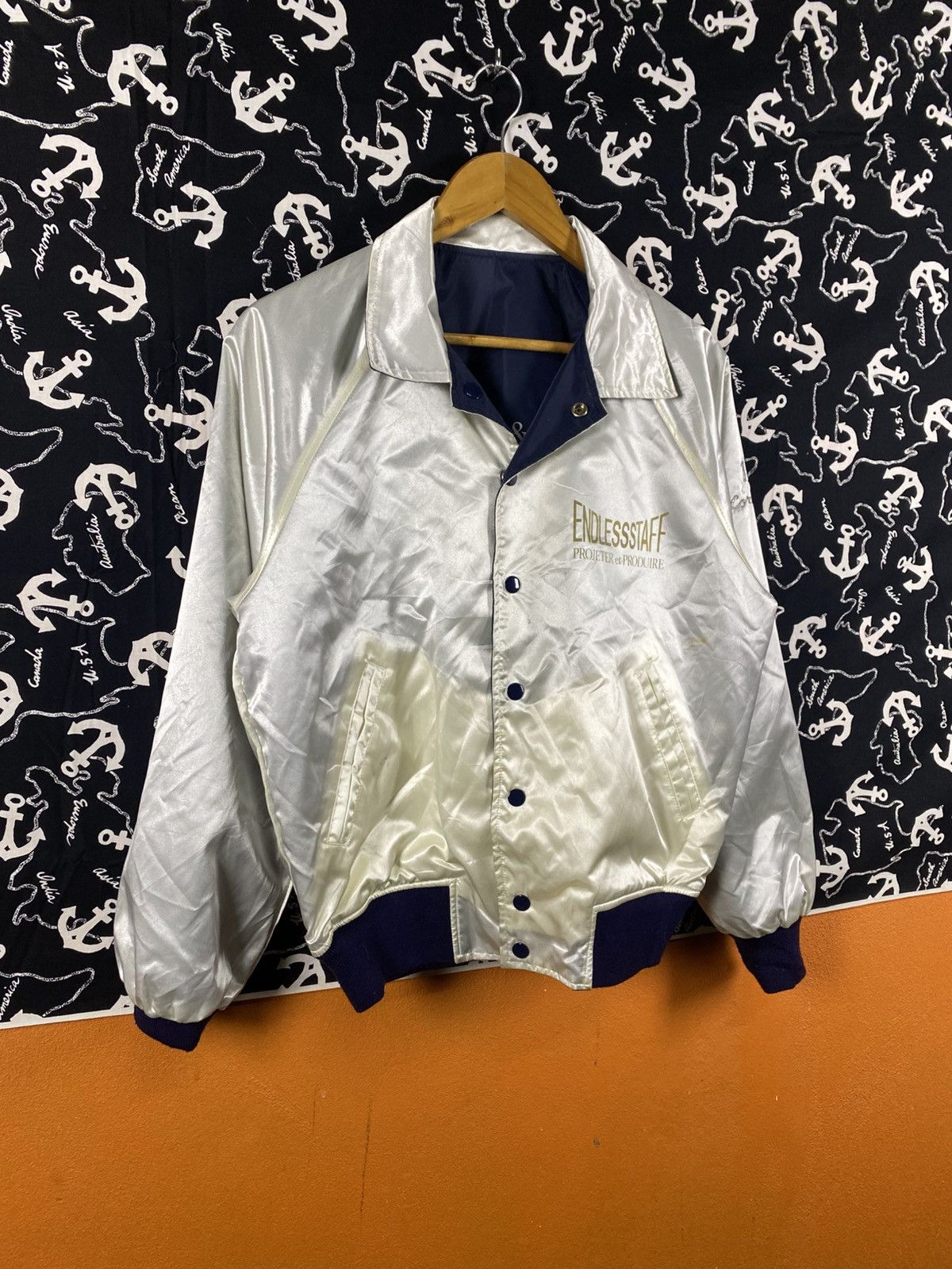 Vintage Endlessstaff Reversible Satin Jacket Science & Technology” Size US S / EU 44-46 / 1 - 13 Thumbnail