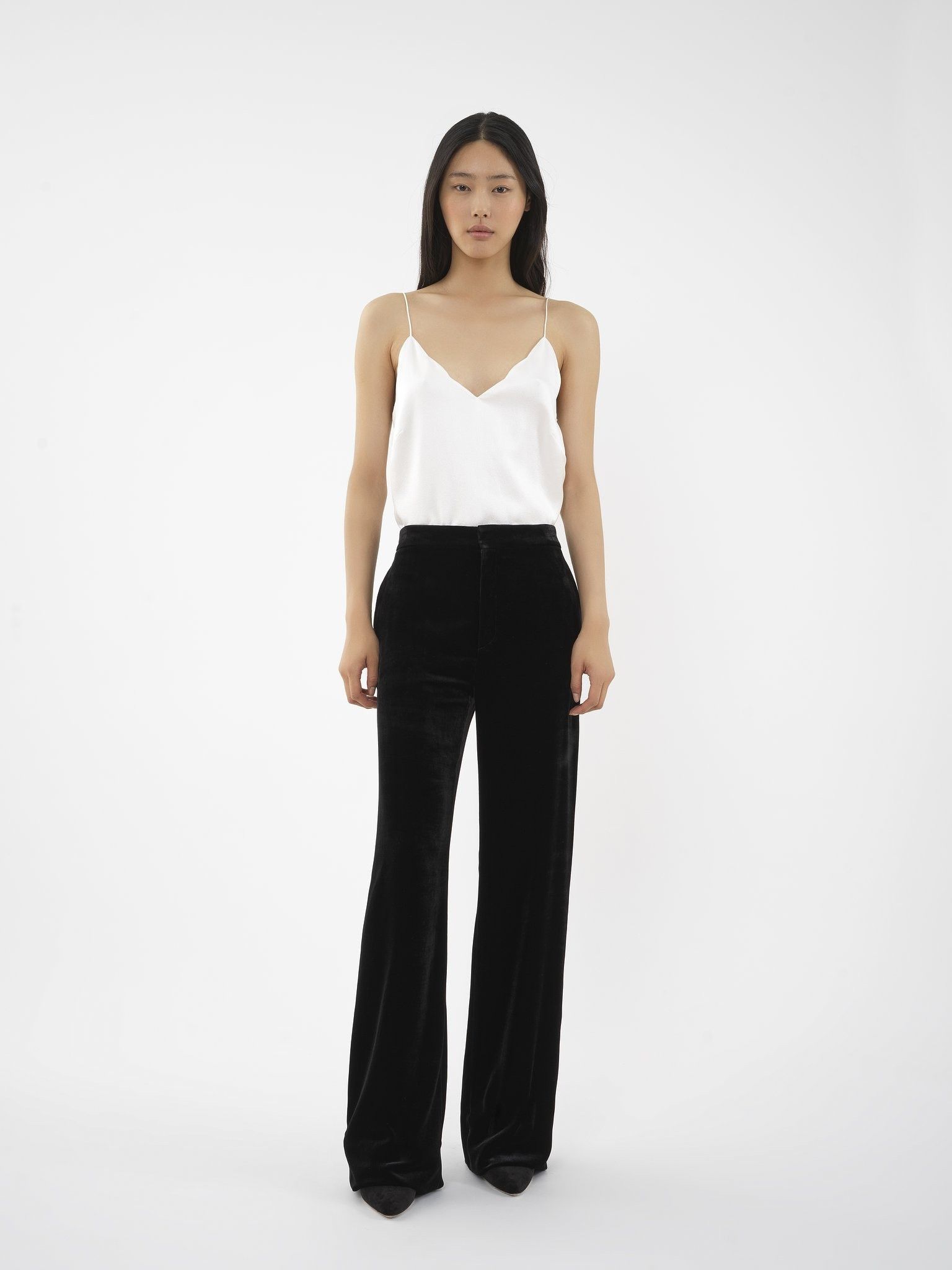 Chloe o1loc1c0325 CHC24 Trouser in Black Size 26" / US 2 / IT 38 - 2 Thumbnail