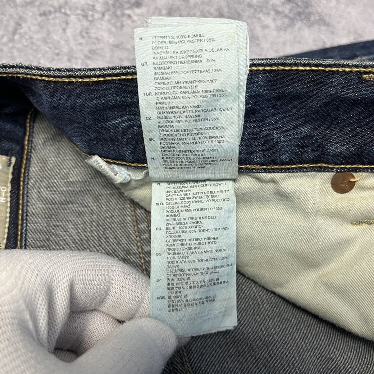 G-Star Vintage G-Star RAW 3301 Low Tapered Distressed Denim Jeans Size US 38 / EU 54 - 12 Thumbnail
