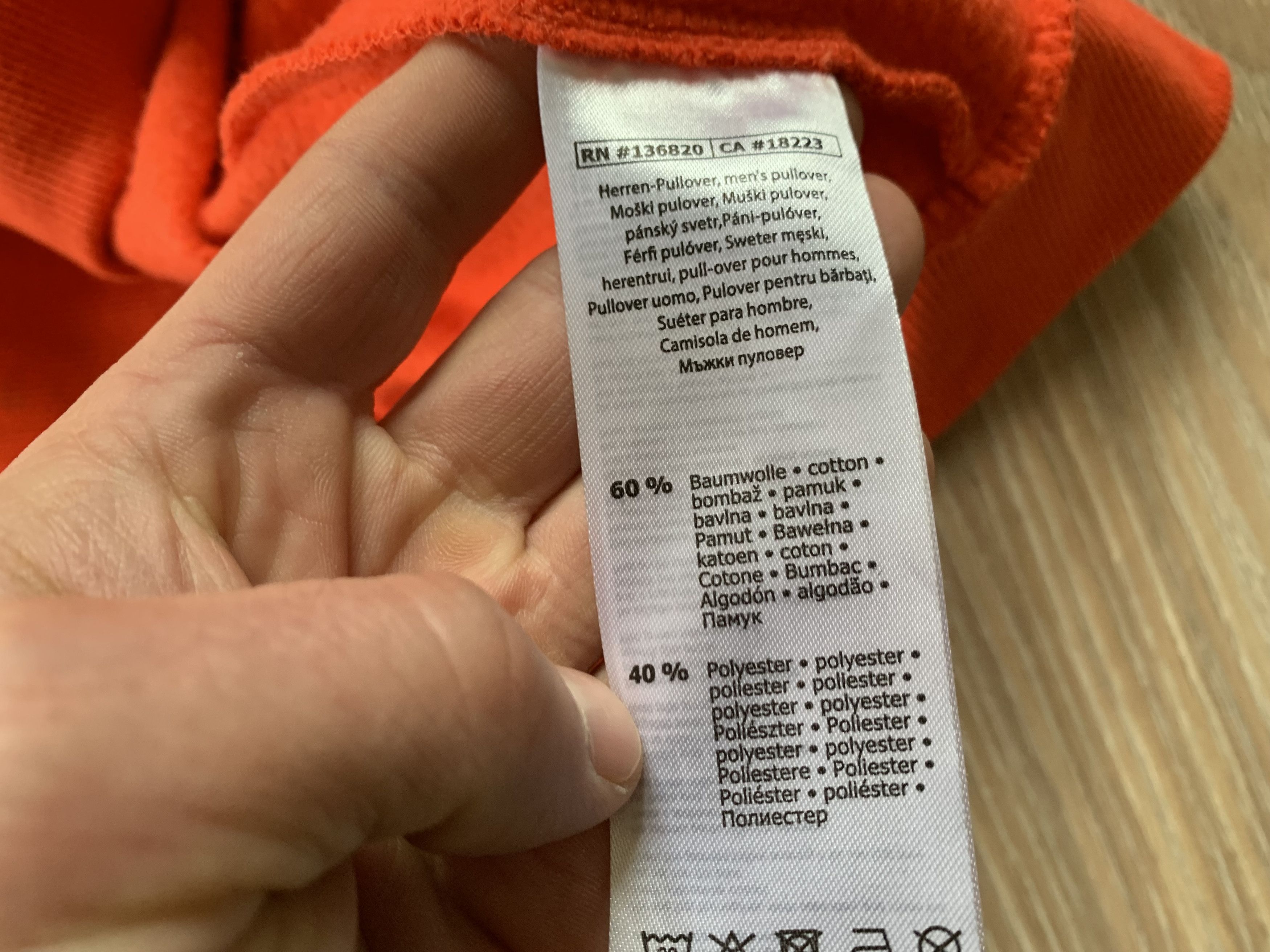 Kappa Kappa New Orange Cotton Hoodie Size US XL / EU 56 / 4 - 7 Thumbnail