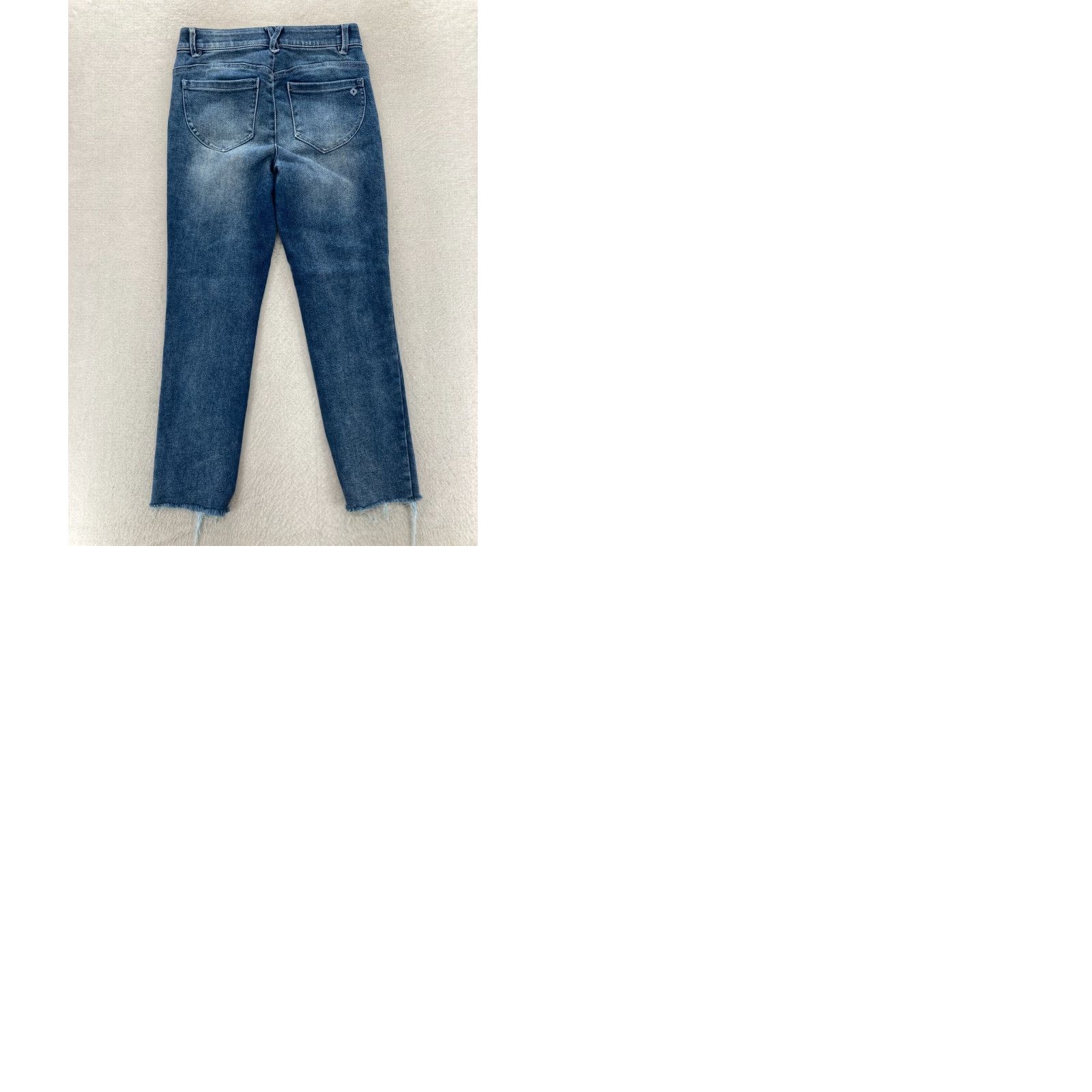 Vintage Democracy Jeans Ab Technology Women's 6 Ankle Skinny Medium Blue Stretch Denim Jeans Size 28" / US 6 / IT 42 - 9 Thumbnail