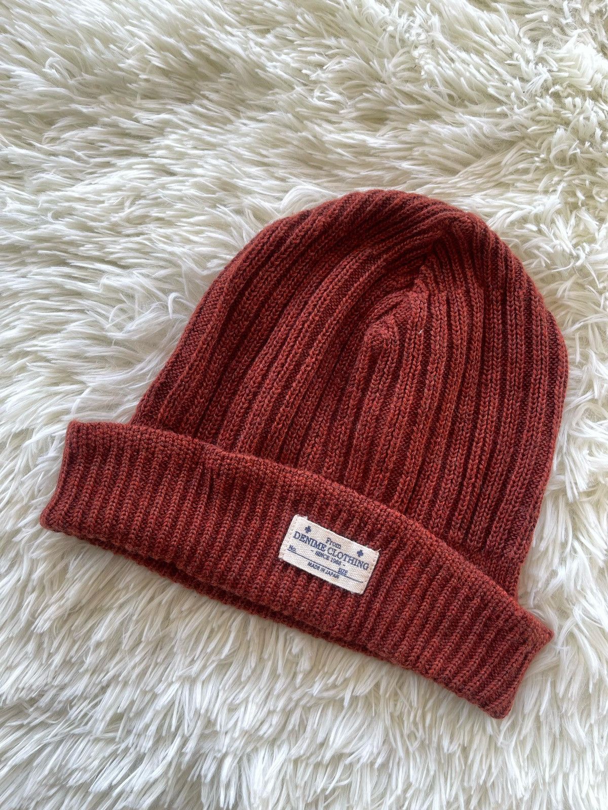 Denime × Designer × Japanese Brand Denime Beanie Hat Size ONE SIZE - 2 Thumbnail