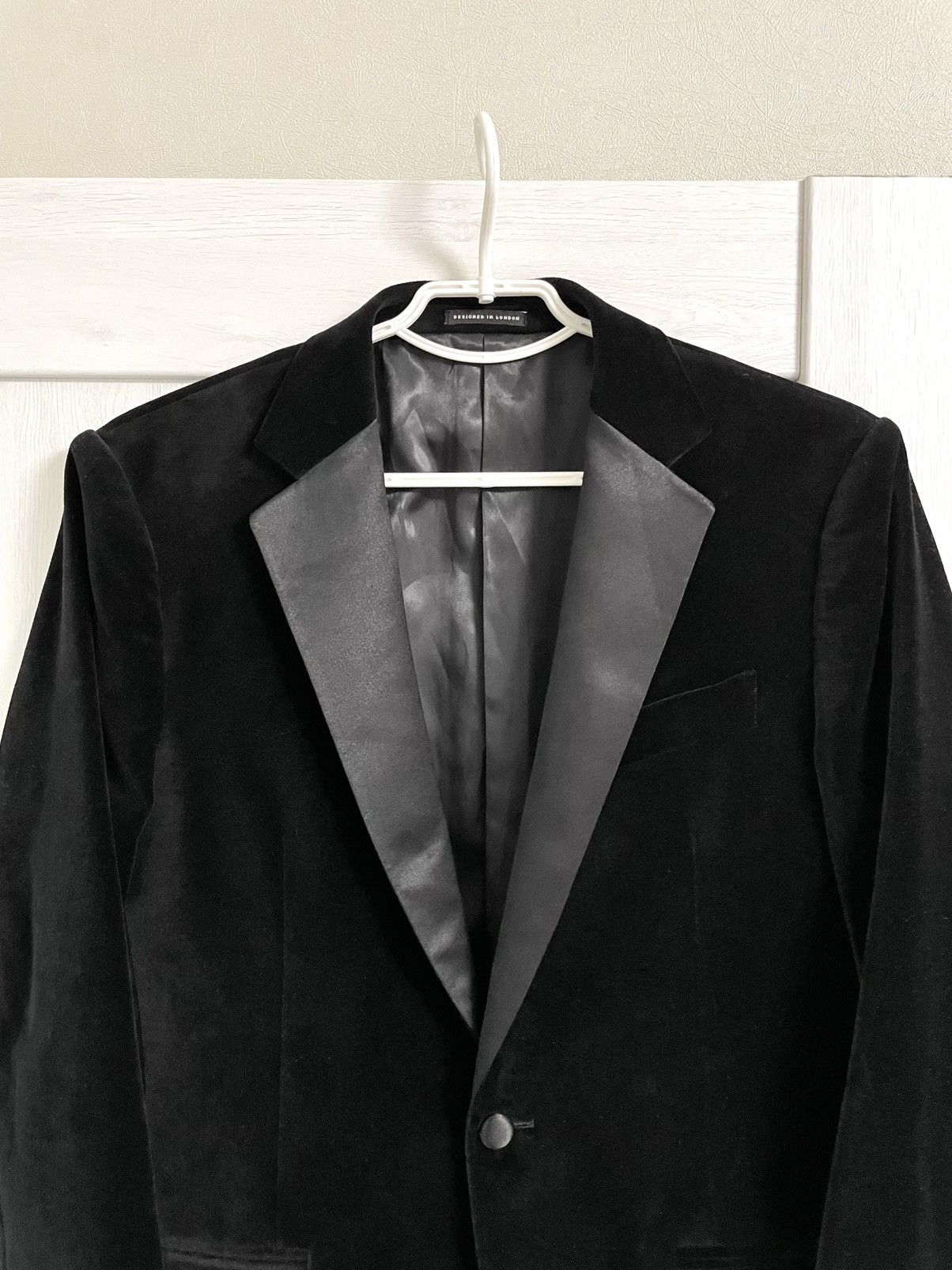 Reiss Reiss Ace Velvet Single Breasted Blazer Evening Jacket Size 38R - 2 Thumbnail