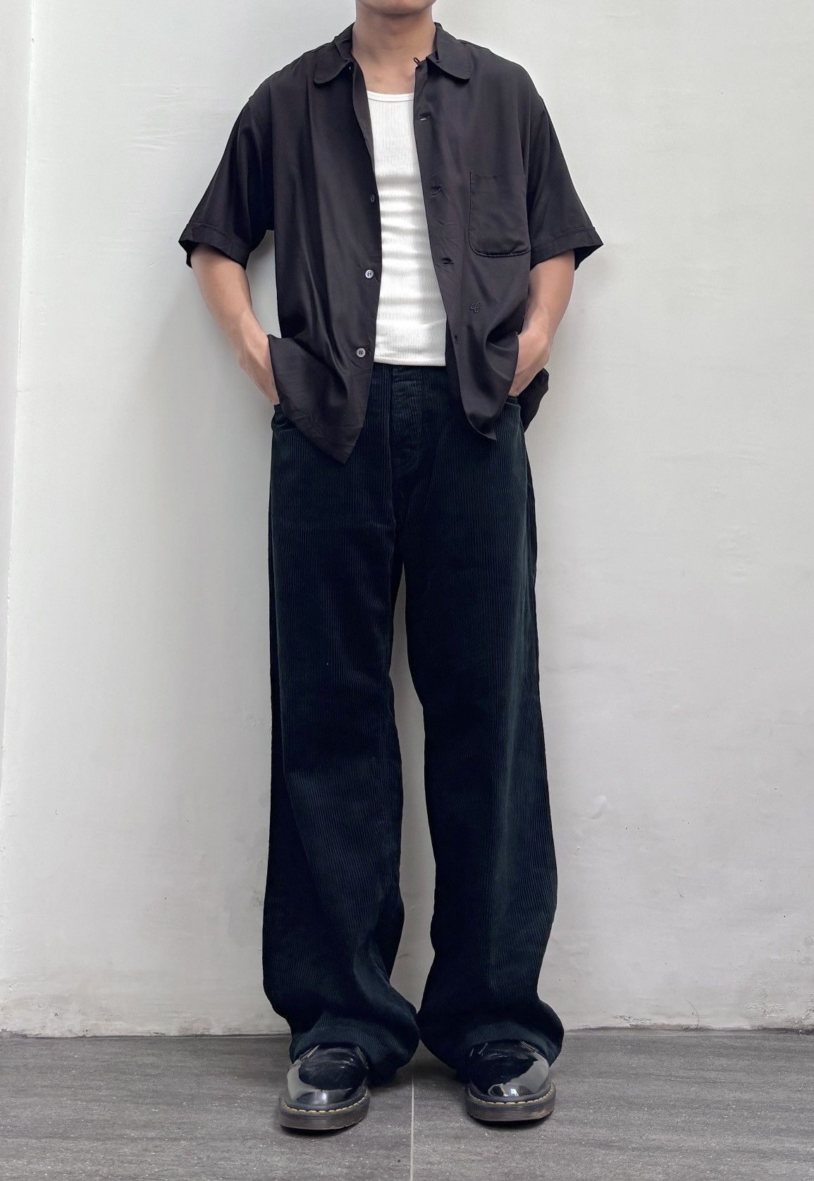 Maison Margiela FREE IMPORT TAX C Embroidery Viscose Camp Collar Shirt Size US M / EU 48-50 / 2 - 1 Thumbnail