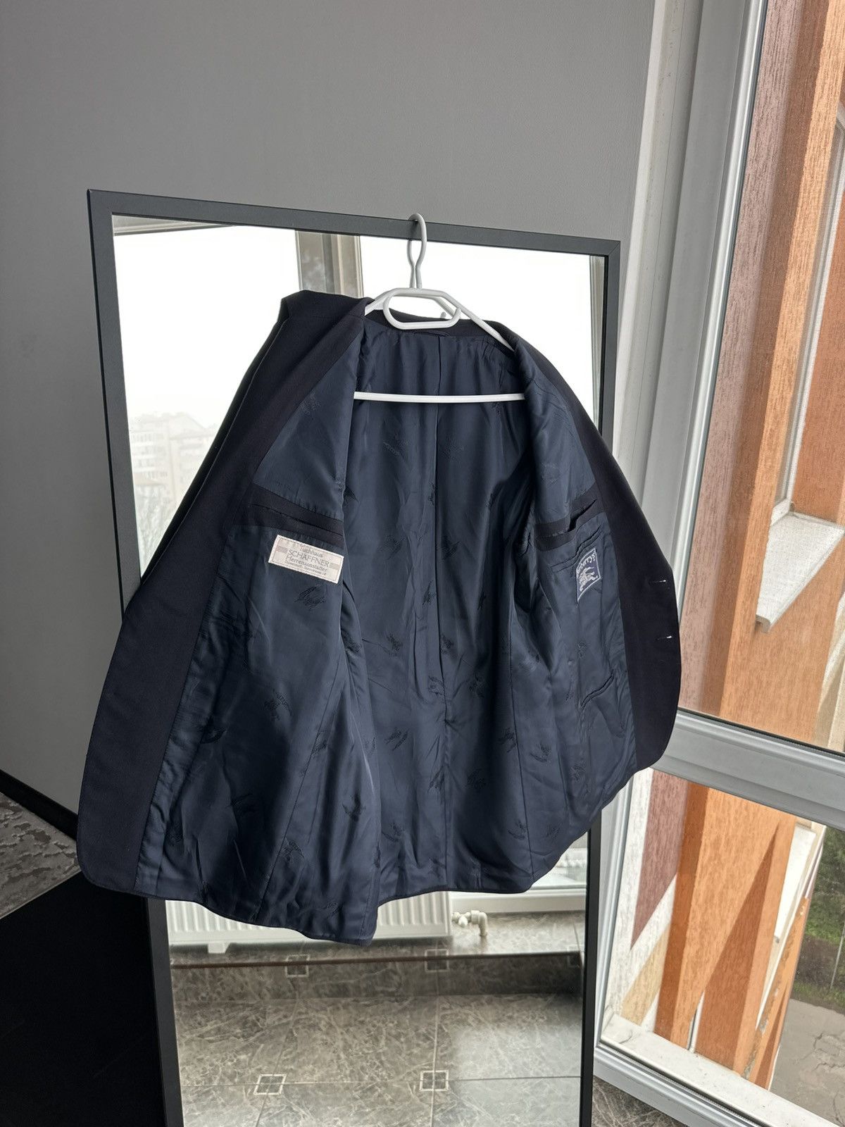 Burberry Burberrys Vintage Blazer Classic Mens Tailored Jacket 80s Size US L / EU 52-54 / 3 - 5 Thumbnail