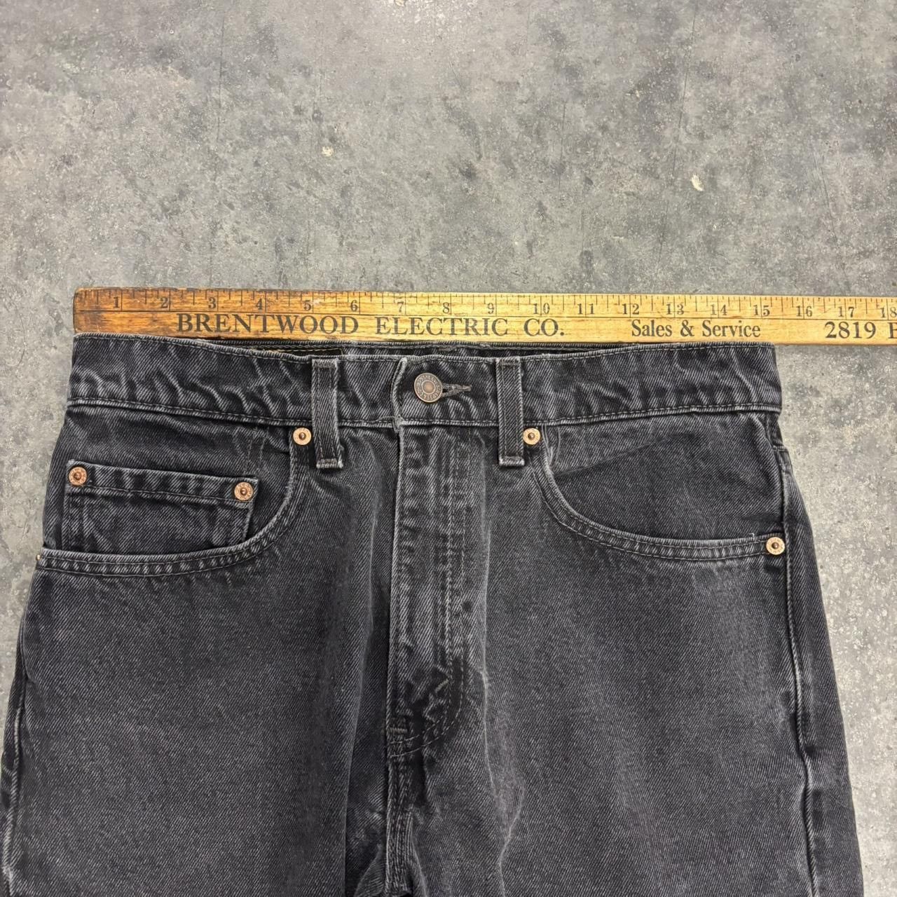 Levi's Vintage Levi's 505 Black Jeans Distressed Size US 30 / EU 46 - 7 Thumbnail
