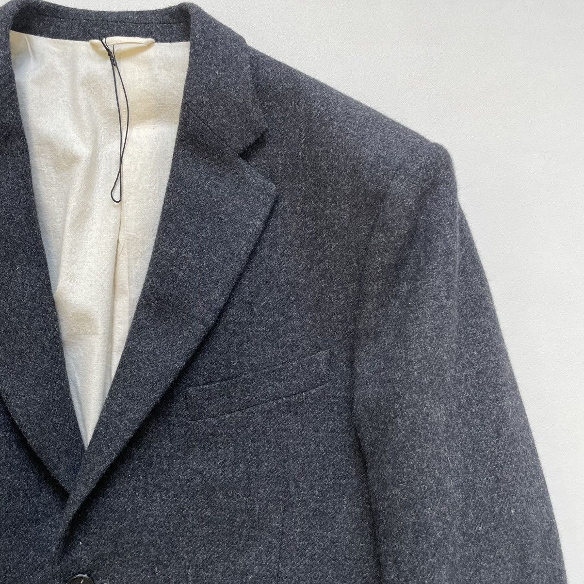Raf Simons A/W 2020 Charcoal Grey Wool Blazer Size 38R - 3 Thumbnail