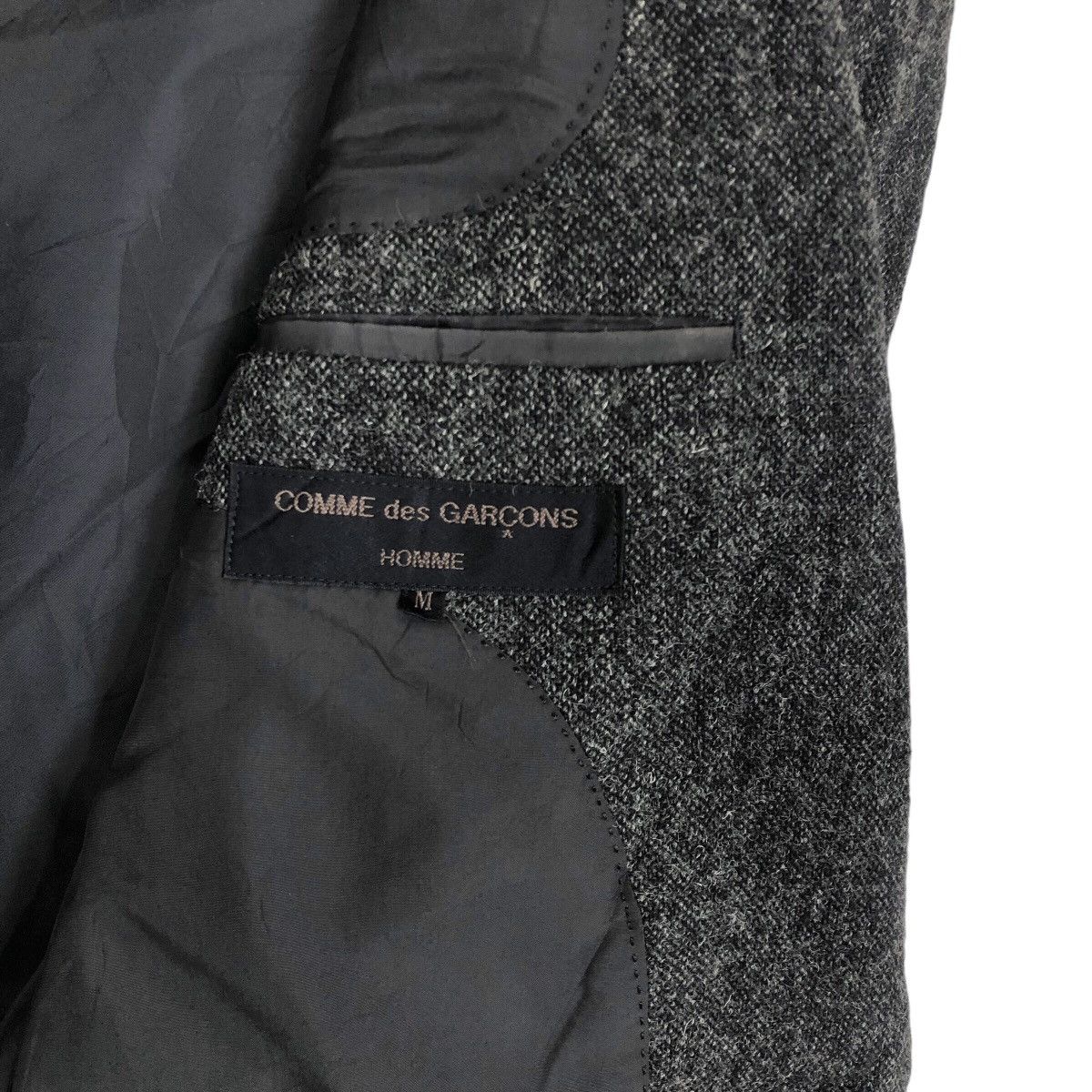 Comme des Garcons Vintage 90s Comme Des Garcons Homme Tweed Coat Light Jacket Size US M / EU 48-50 / 2 - 7 Thumbnail