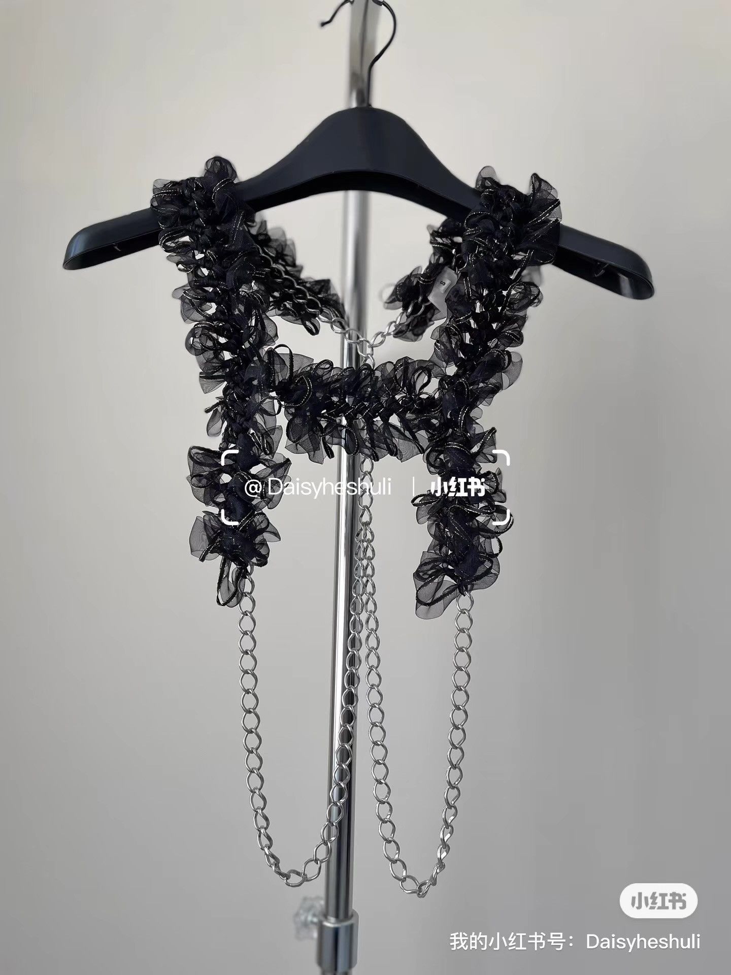 Comme des Garcons Noir Kei Ninomiya Chain Vest Bow detail cute waistcoat Ｑ24 Size S / US 4 / IT 40 - 2 Thumbnail