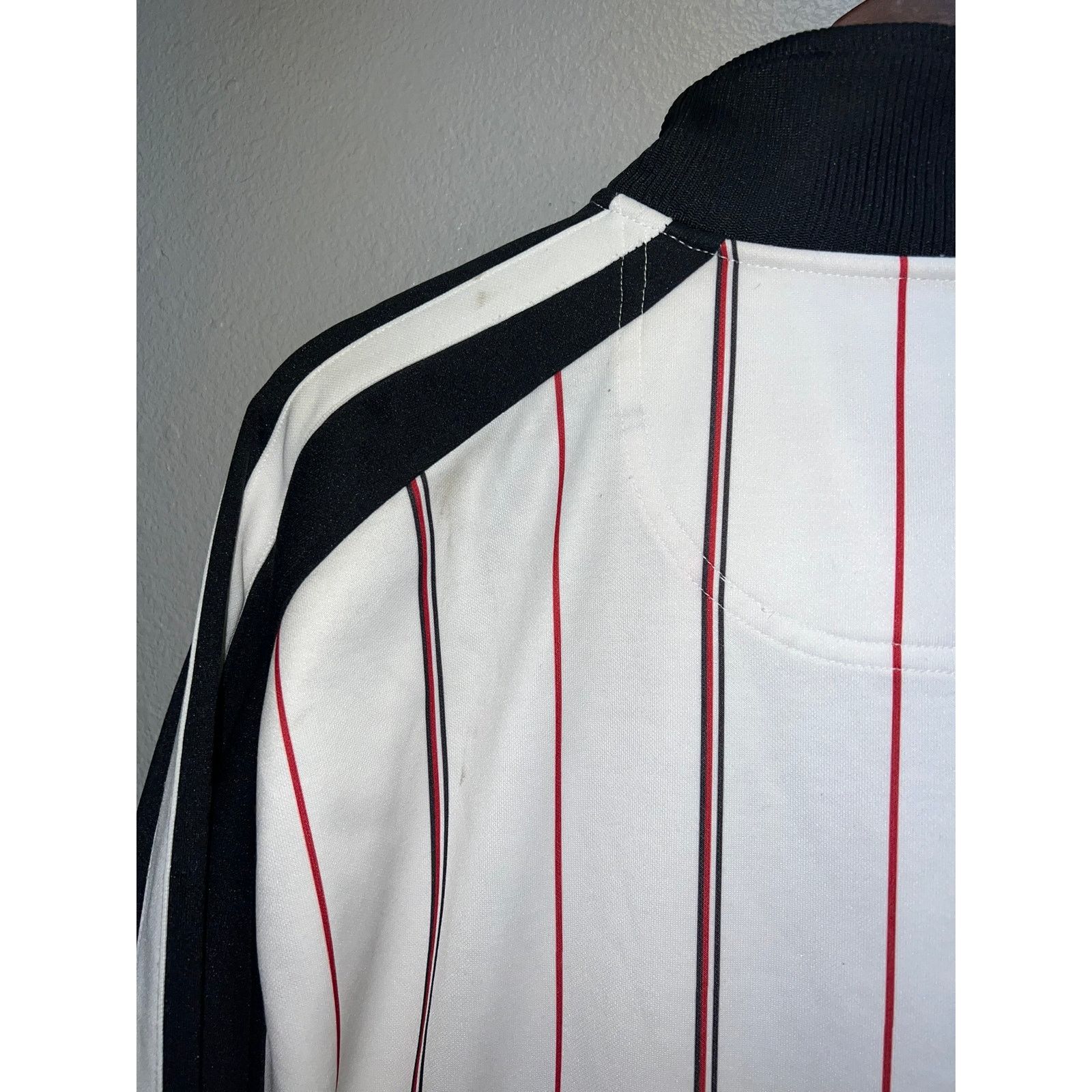 Vintage Y2K Enyce Track Jacket White Red Striped Full Zip 2000s XL Size US XL / EU 56 / 4 - 8 Thumbnail