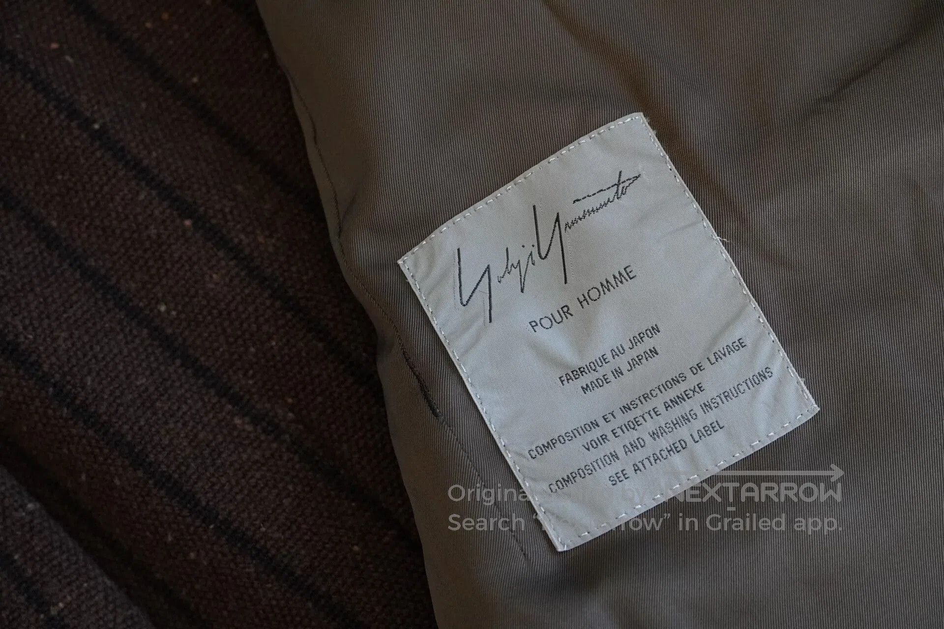 Yohji Yamamoto Yohji Yamamoto Striped Jacket. Size US M / EU 48-50 / 2 - 5 Thumbnail