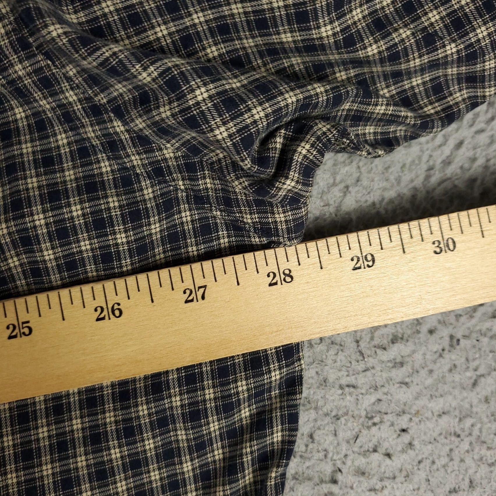 Ralph Lauren Ralph Lauren Shirt Mens XL Blue Beige Plaid Pony Casual Button Up Long Sleeve Size US XL / EU 56 / 4 - 6 Thumbnail
