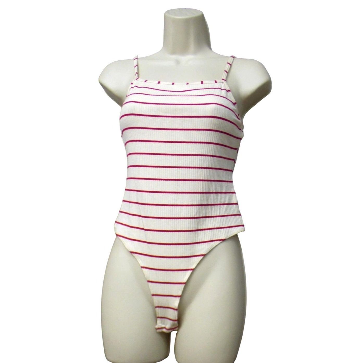 Paige Paige Rebecca Bodysuit In Ivory/cherry , Sz. S Size S / US 4 / IT 40 - 3 Thumbnail